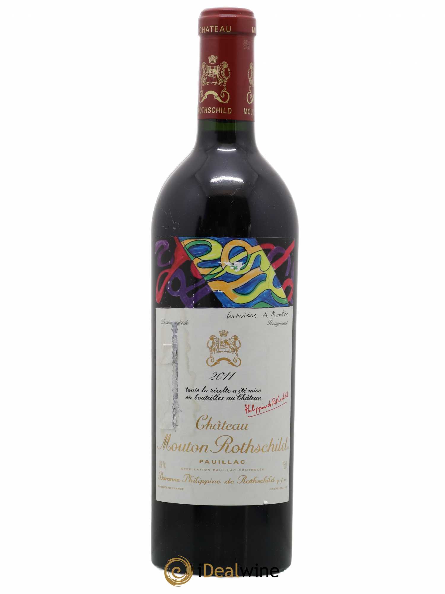 Château Mouton Rothschild 1er Grand Cru Classé 2011 - Lot de 1 bouteille - 0