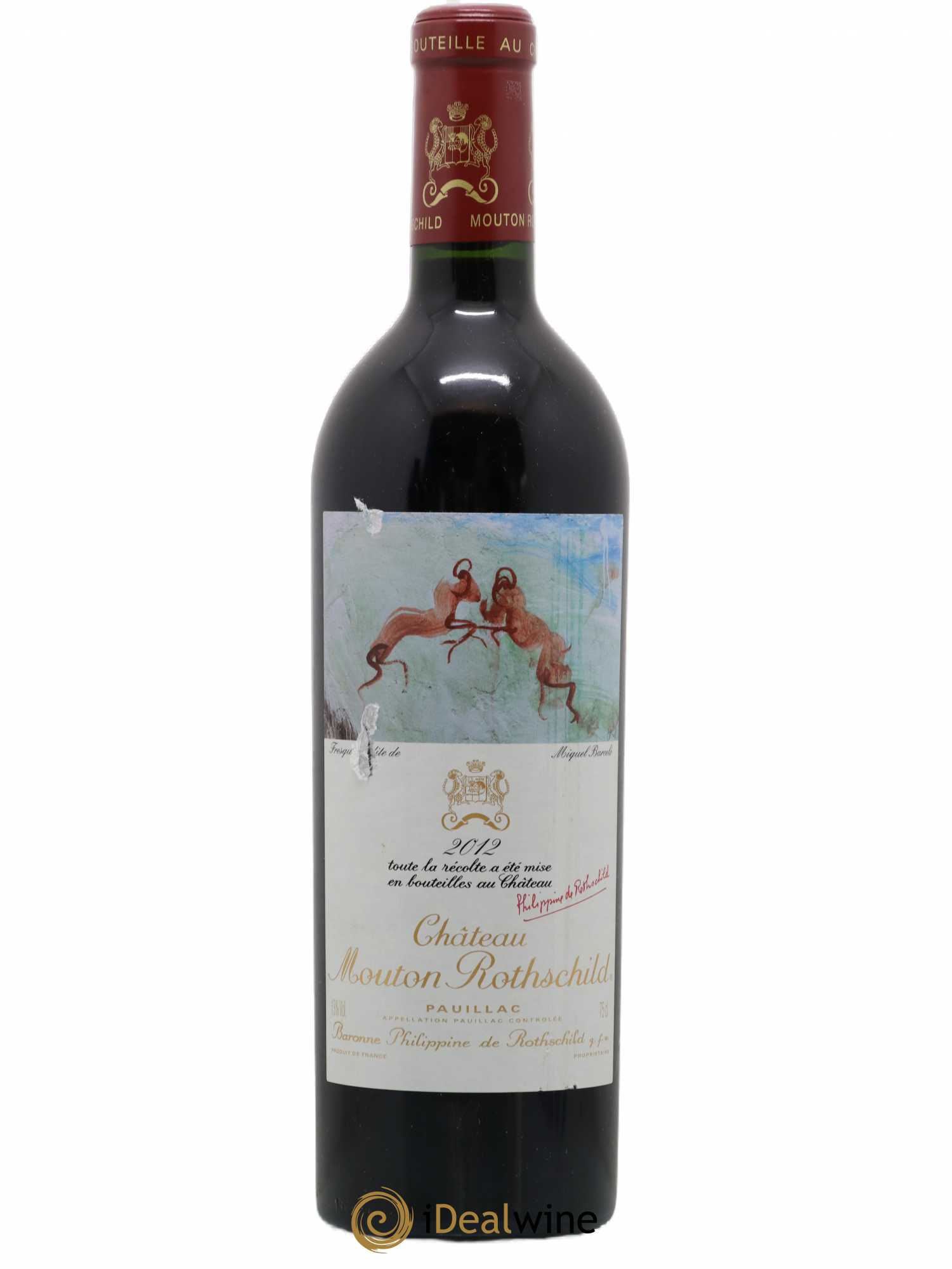 Château Mouton Rothschild 1er Grand Cru Classé 2012 - Lot de 1 bouteille - 0