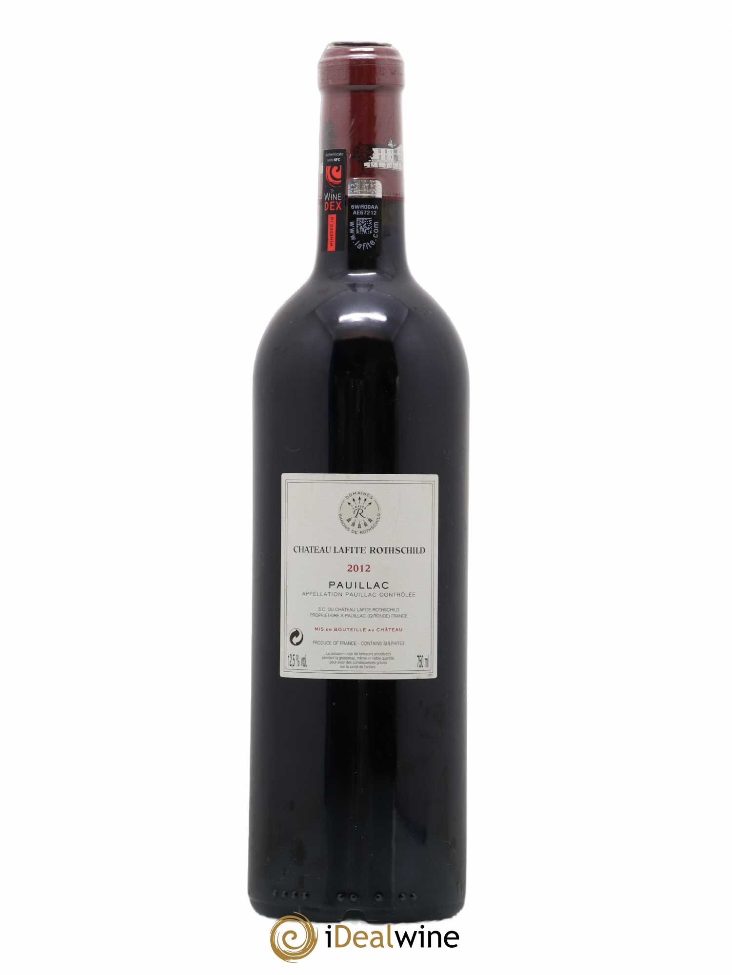Château Lafite Rothschild 1er Grand Cru Classé 2012 - Lot de 1 bouteille - 1