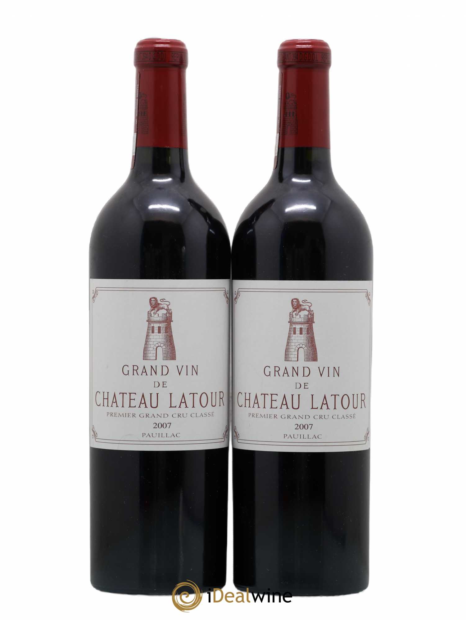 Château Latour 1er Grand Cru Classé 2007 - Lot de 2 bouteilles - 0