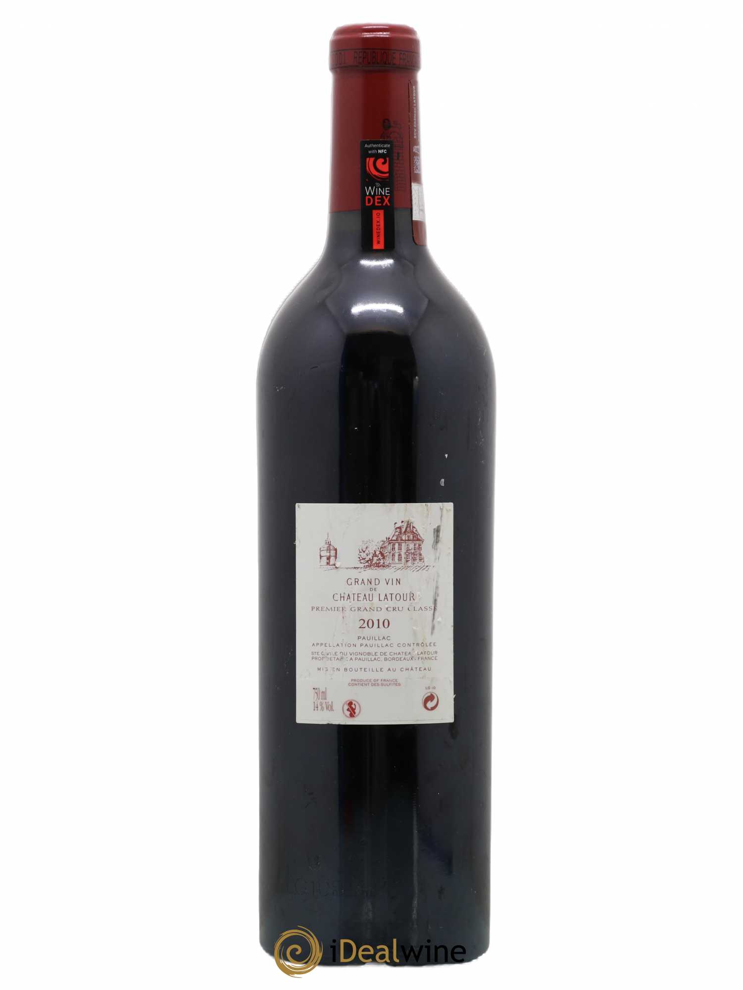 Château Latour 1er Grand Cru Classé 2010 - Lot de 1 bouteille - 1