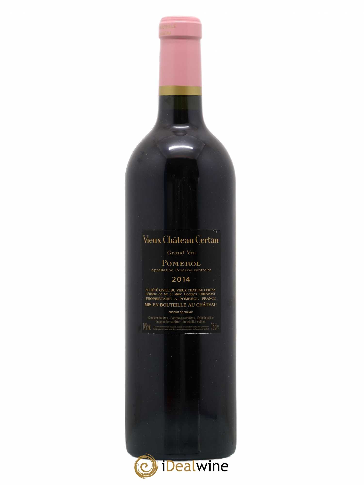 Vieux Château Certan 2014 - Lot de 1 bouteille - 1