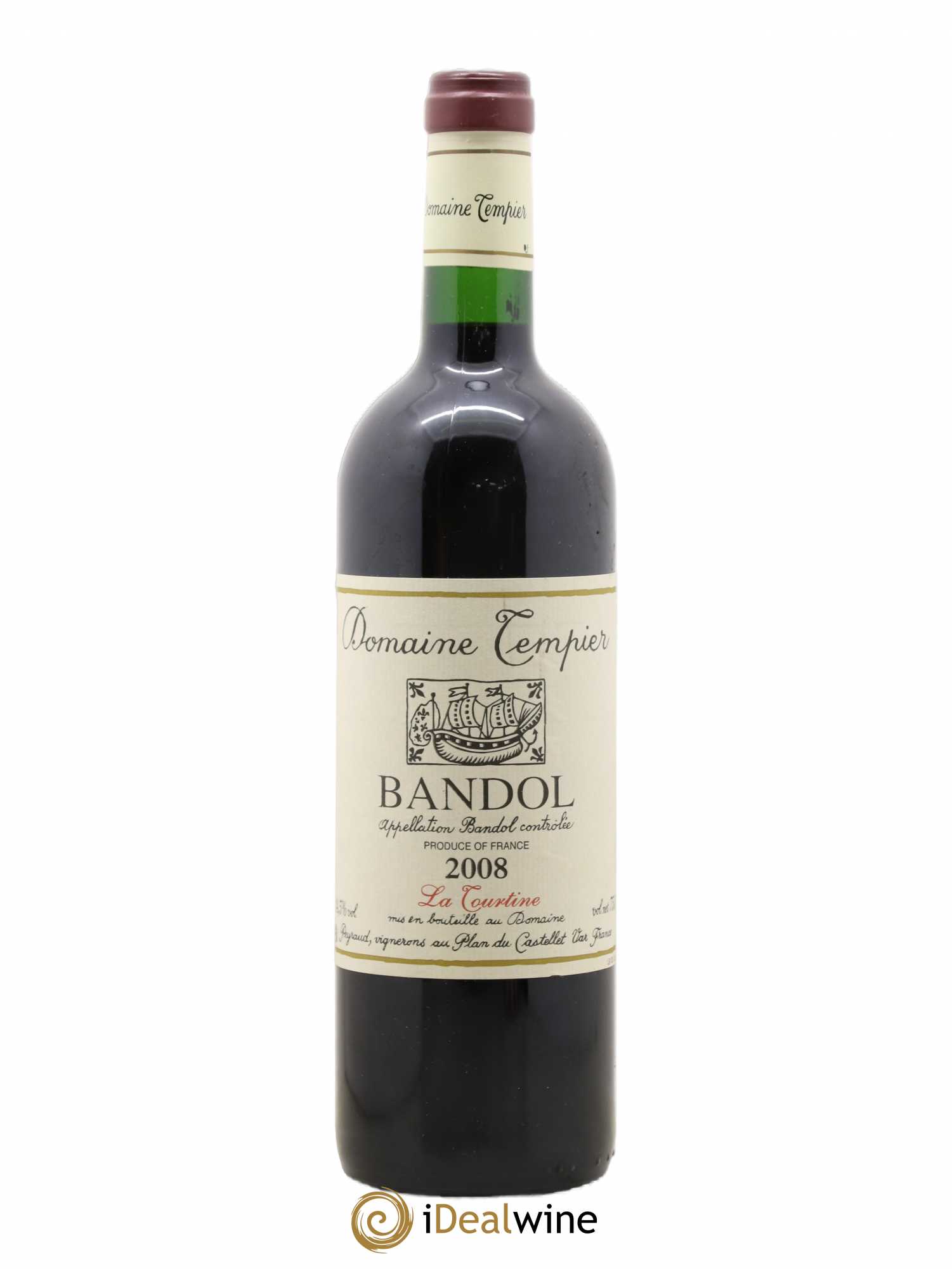 Bandol Domaine Tempier La Tourtine Famille Peyraud 2008 - Lot de 1 bouteille - 0