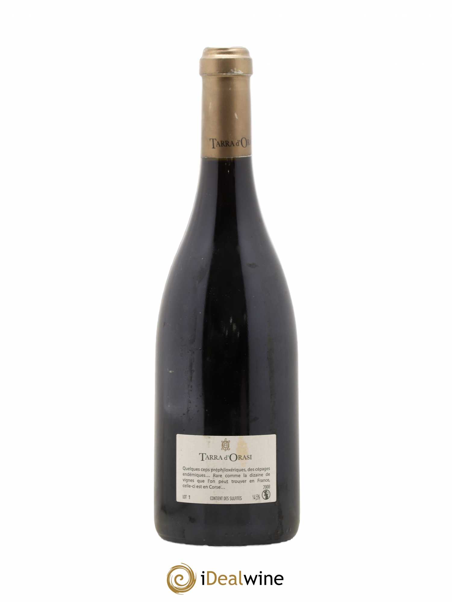 Vin de France Tarra d'Orasi Clos Canarelli 2008 - Lot de 1 bouteille - 1