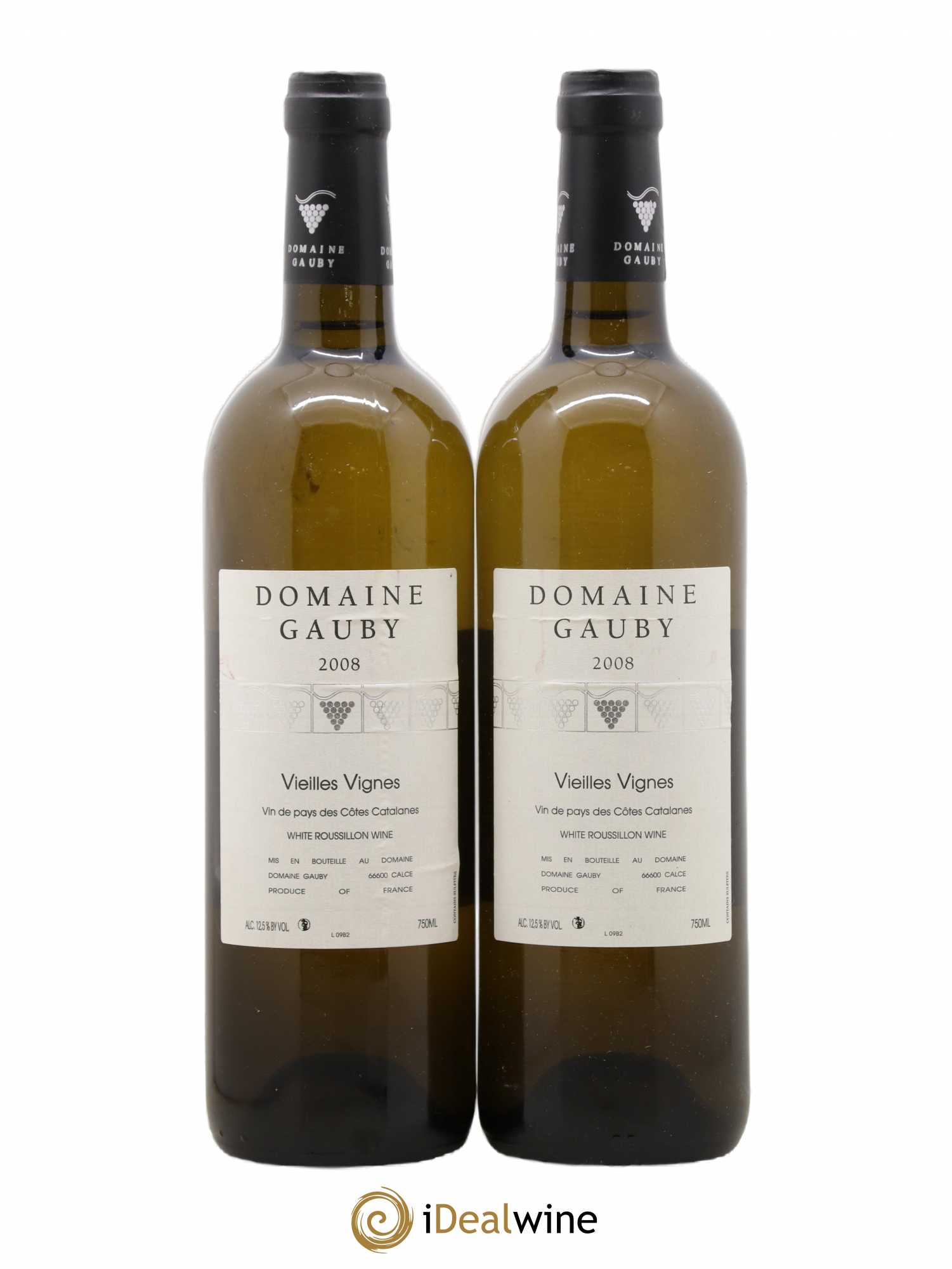 Côtes Catalanes Vieilles vignes Gauby (Domaine) 2008 - Lot de 2 bouteilles - 0