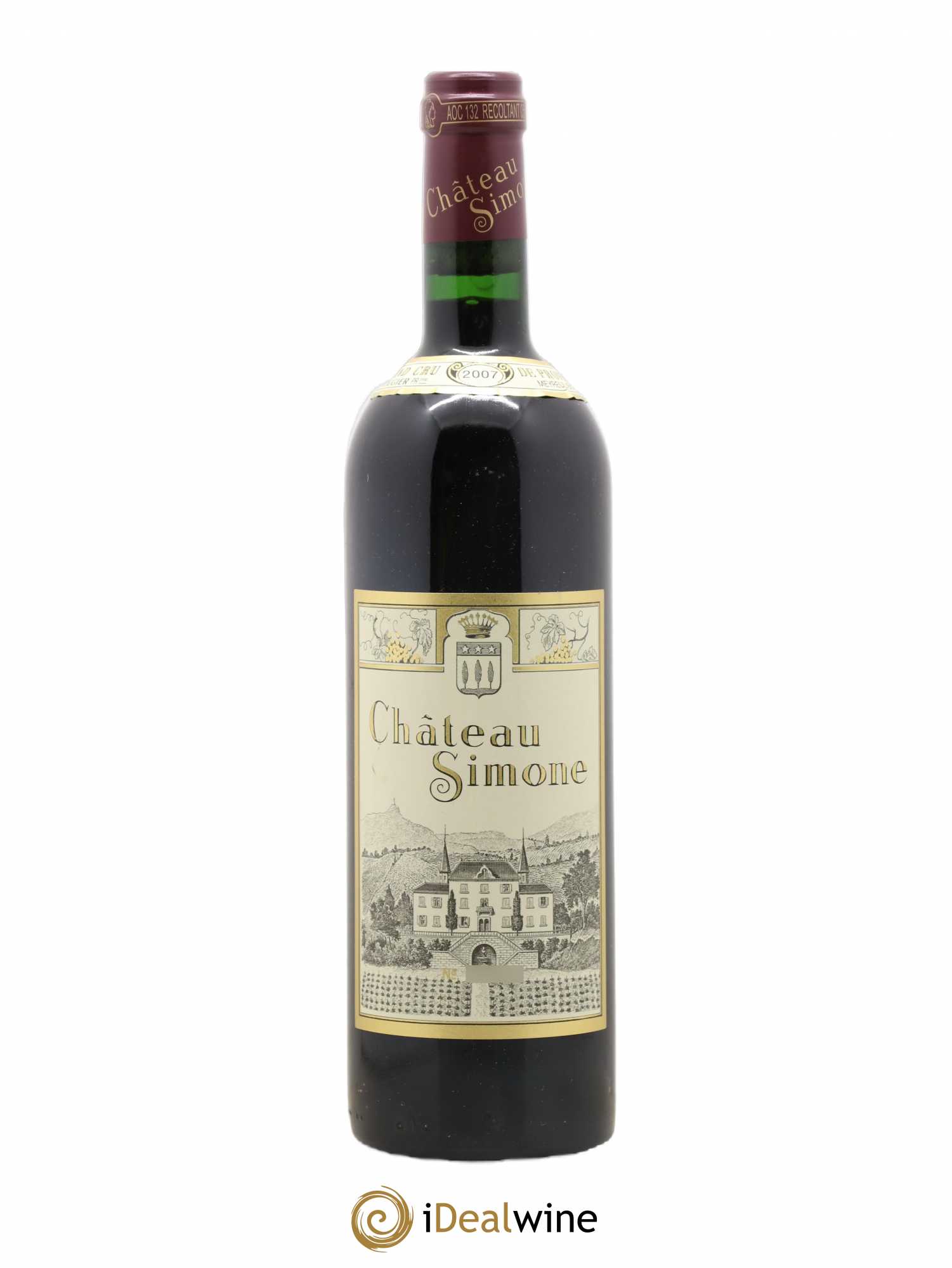 Palette Château Simone Famille Rougier 2007 - Lot de 1 bouteille - 0