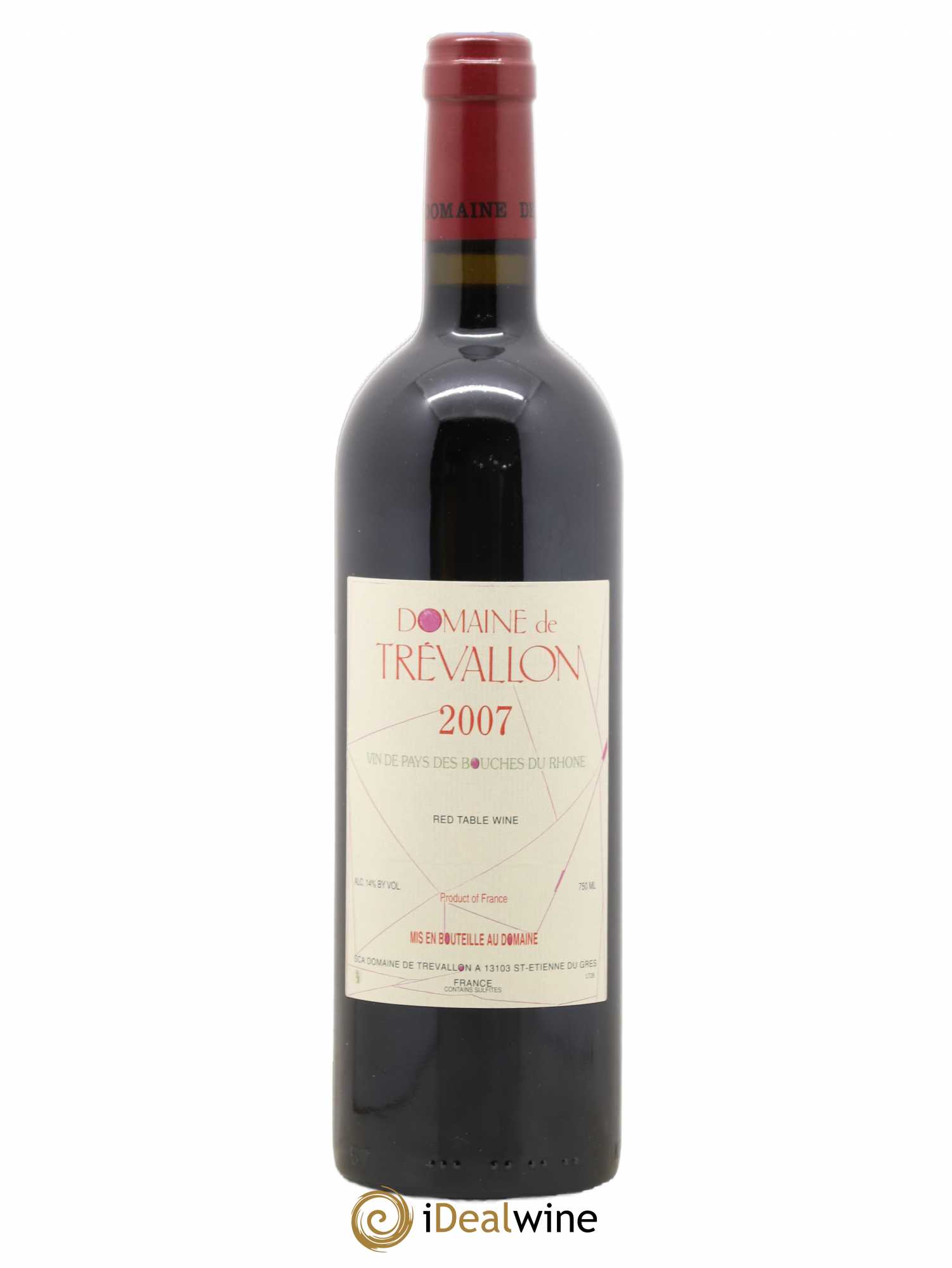 VDP Bouches du Rhône Trévallon (Domaine de) Eloi Dürrbach 2007 - Lot de 1 bouteille - 0