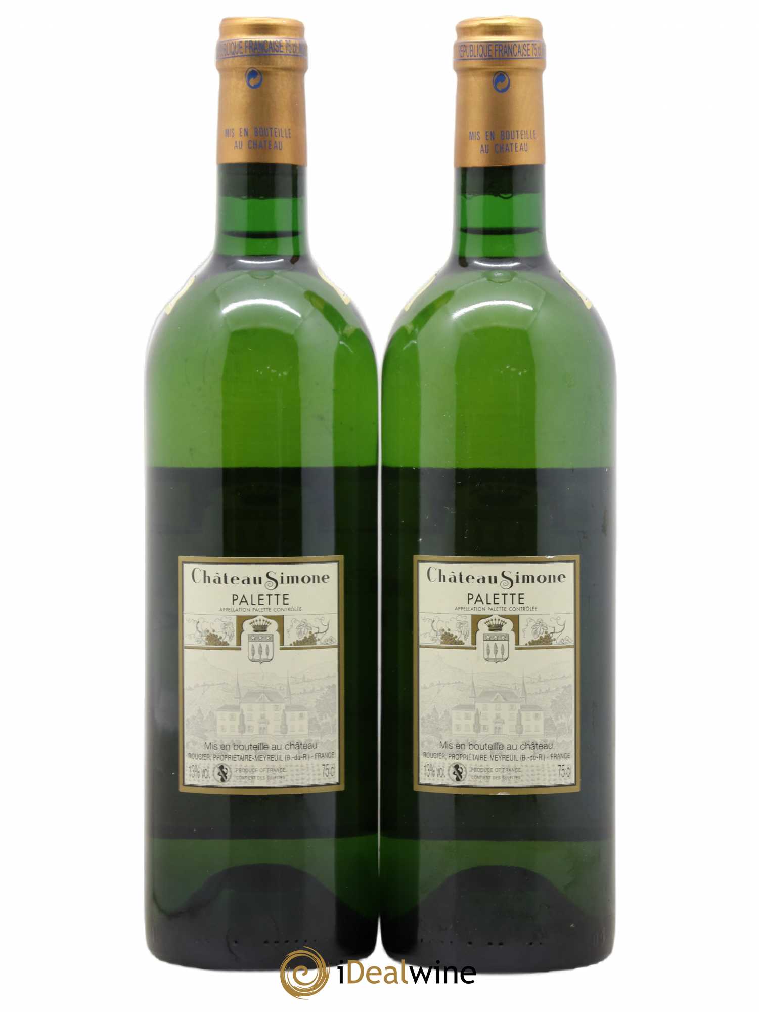 Palette Château Simone Famille Rougier 2007 - Posten von 2 Flaschen - 1