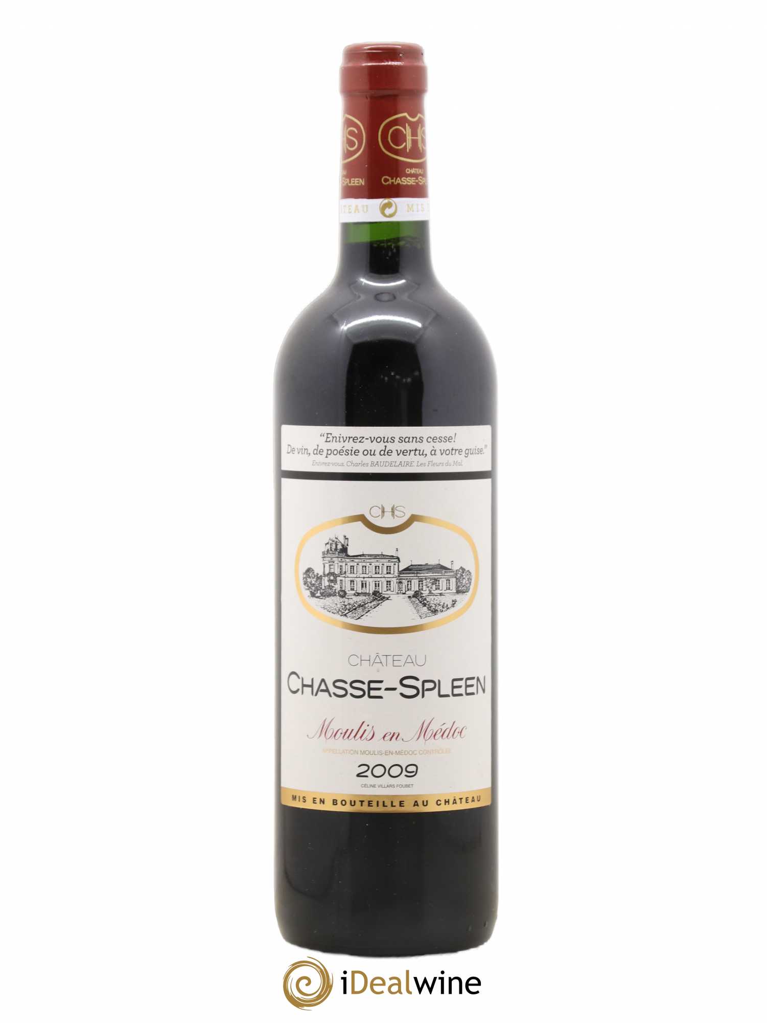 Château Chasse Spleen 2009 - Lot de 1 bouteille - 0