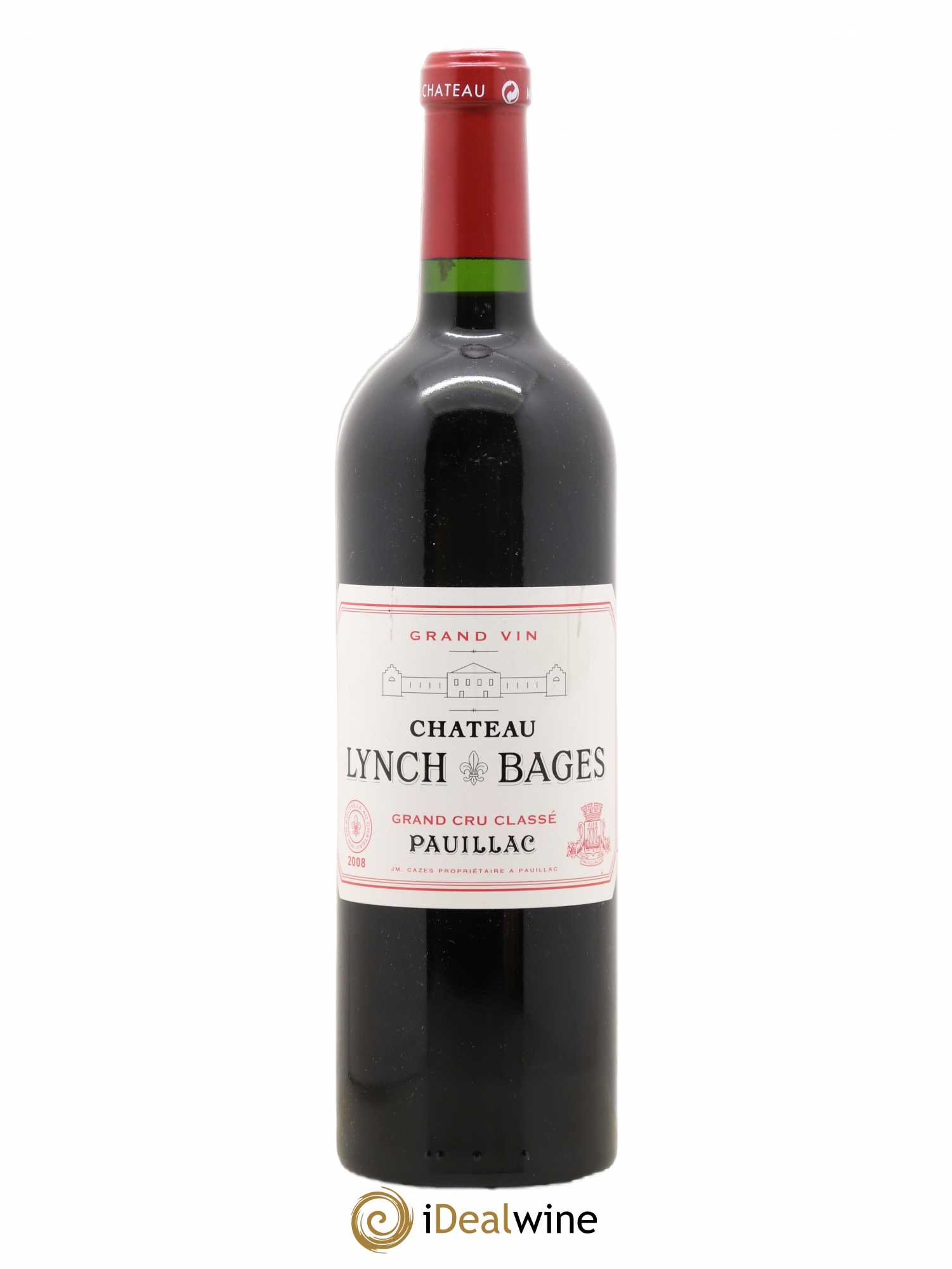 Château Lynch Bages 5ème Grand Cru Classé 2008 - Lot de 1 bouteille - 0