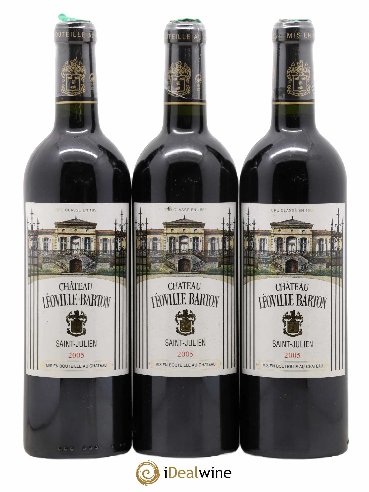 Château Léoville Barton 2ème Grand Cru Classé 2005 - Lot de 3 bouteilles - 0