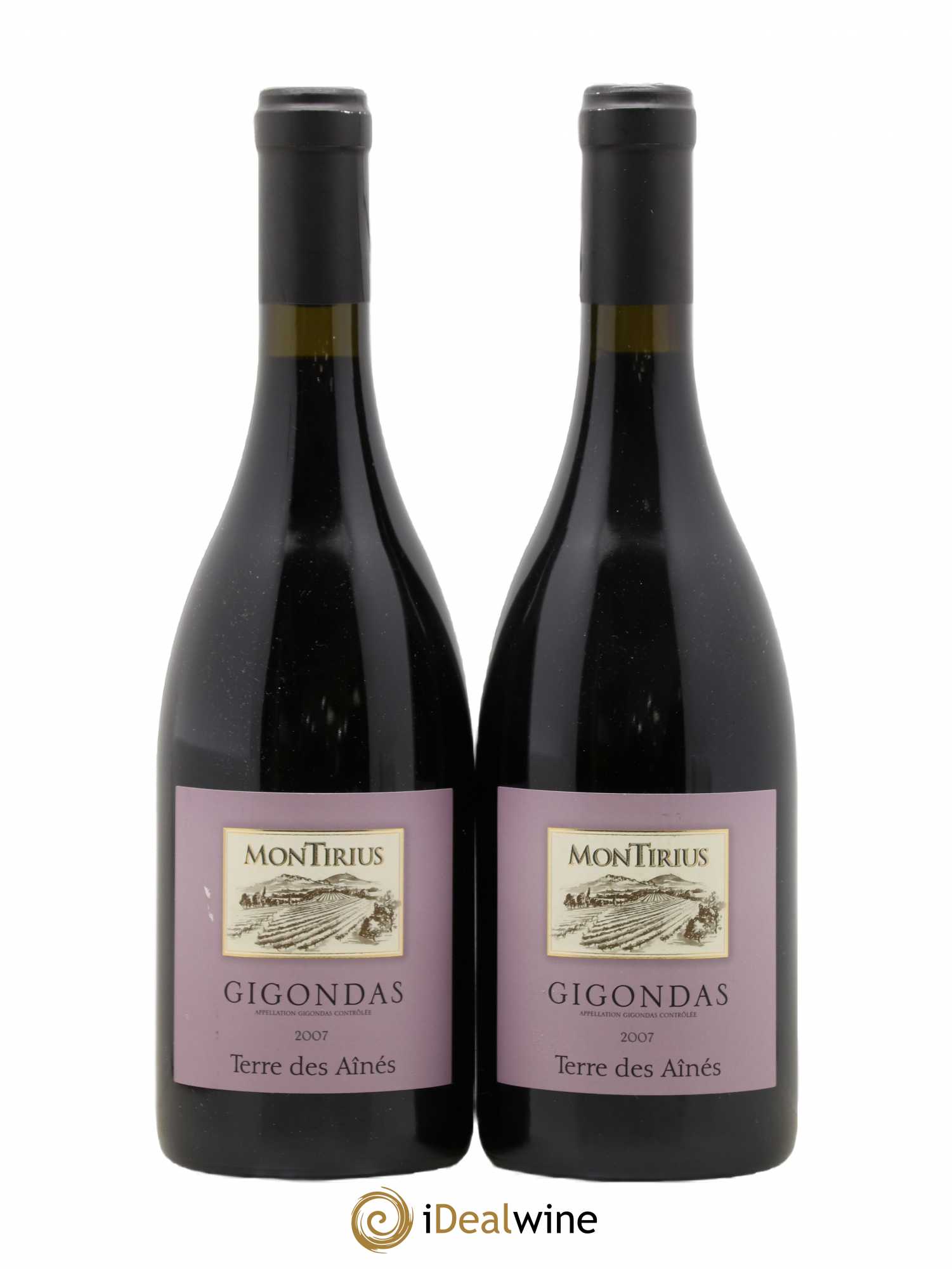Gigondas Terre des Aînés Montirius 2007 - Posten von 2 Flaschen - 0