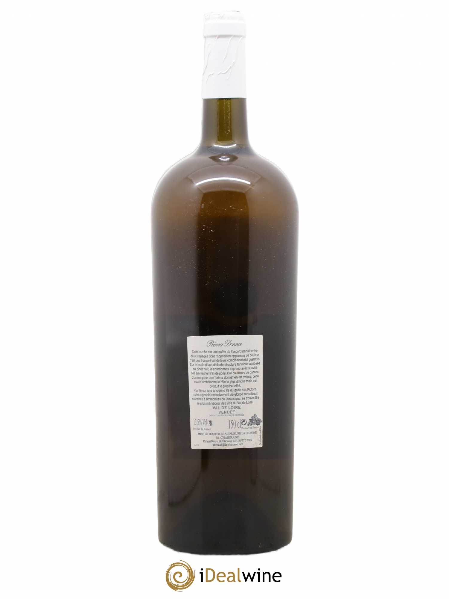 Val de Loire Vendée Prima Donna Clementia Prieuré La Chaume 2010 - Lot de 1 magnum - 1