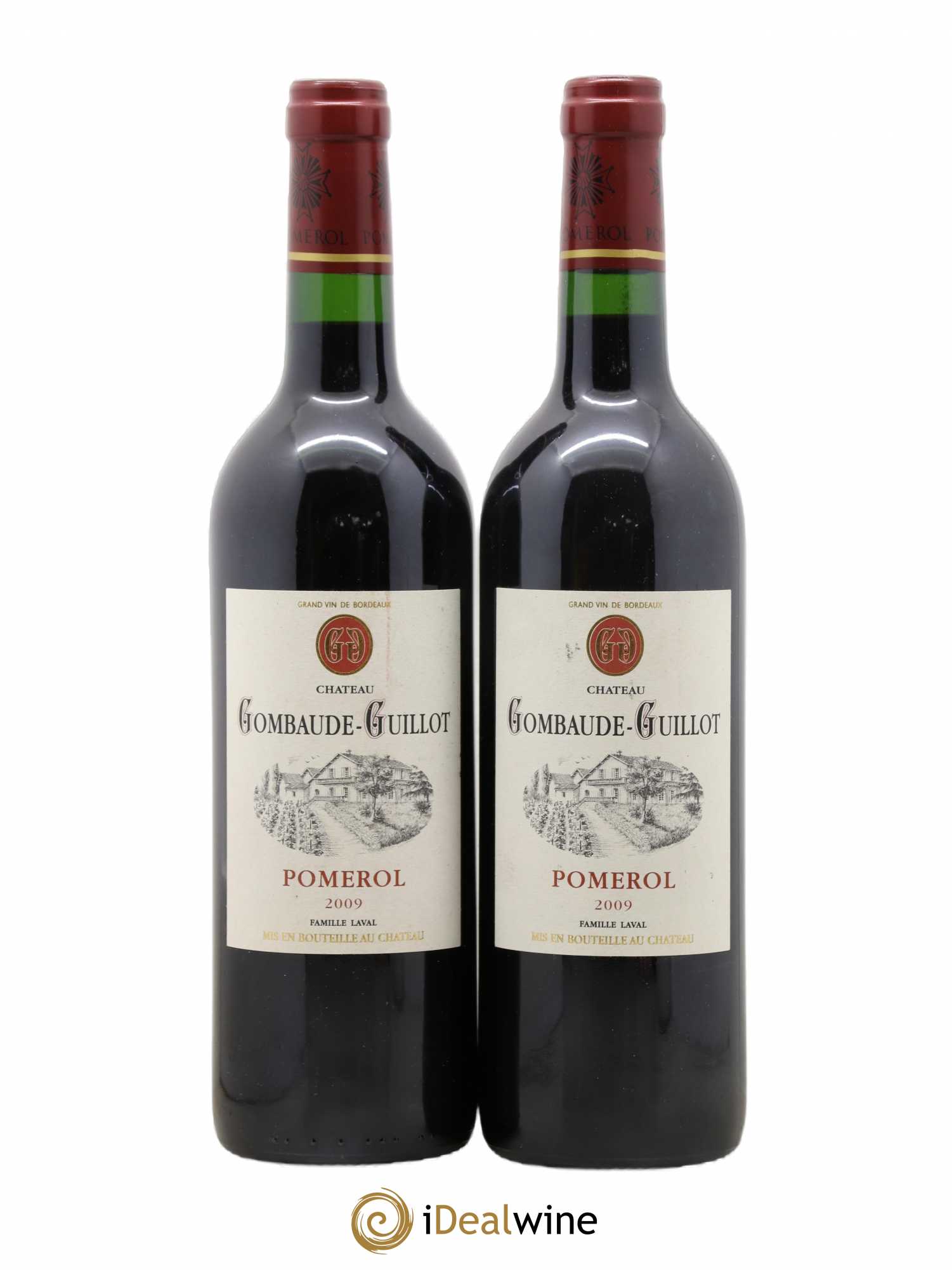 Château Gombaude Guillot 2009 - Lot de 2 bouteilles - 0
