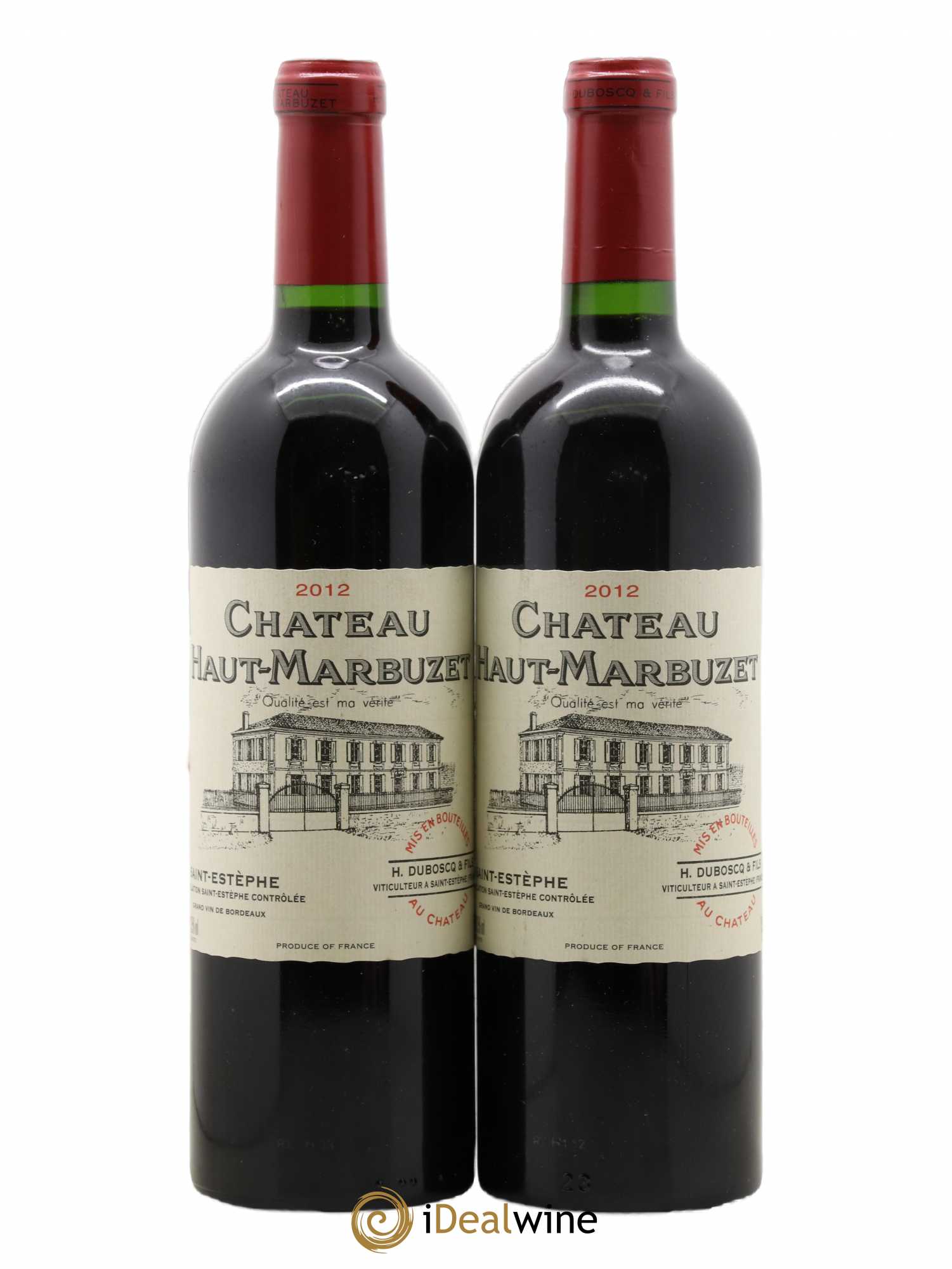 Château Haut Marbuzet 2012 - Lot de 2 bouteilles - 0