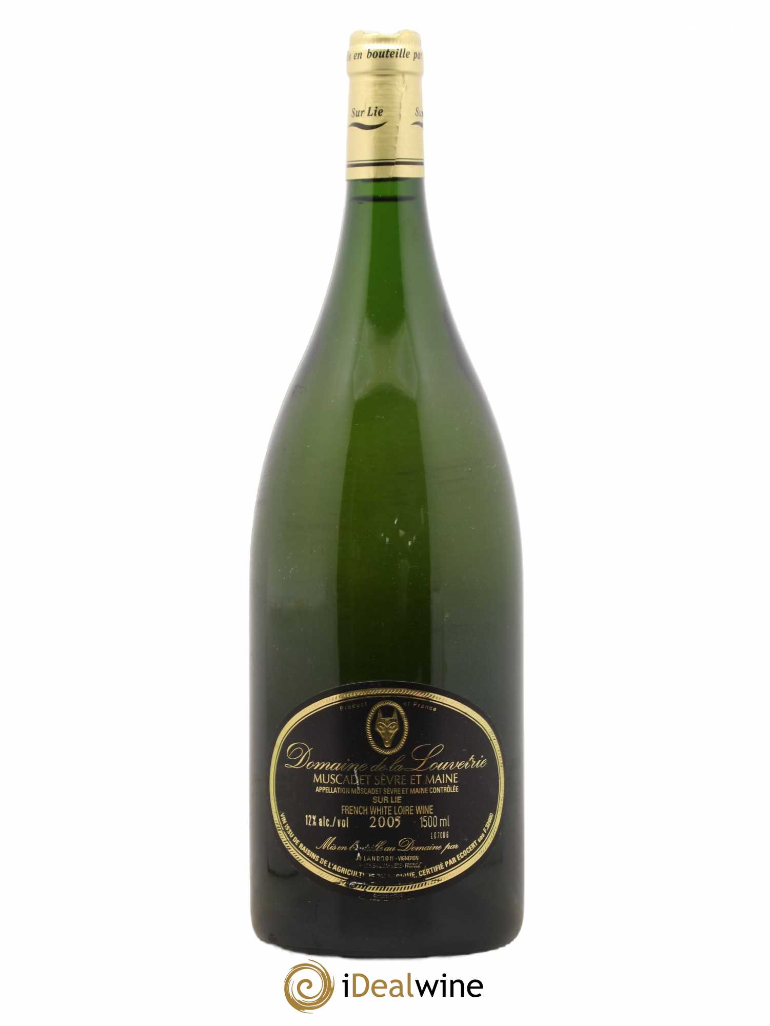 Muscadet-Sèvre-et-Maine Domaine de la Louvetrie 2005 - Posten von 1 Magnum - 0