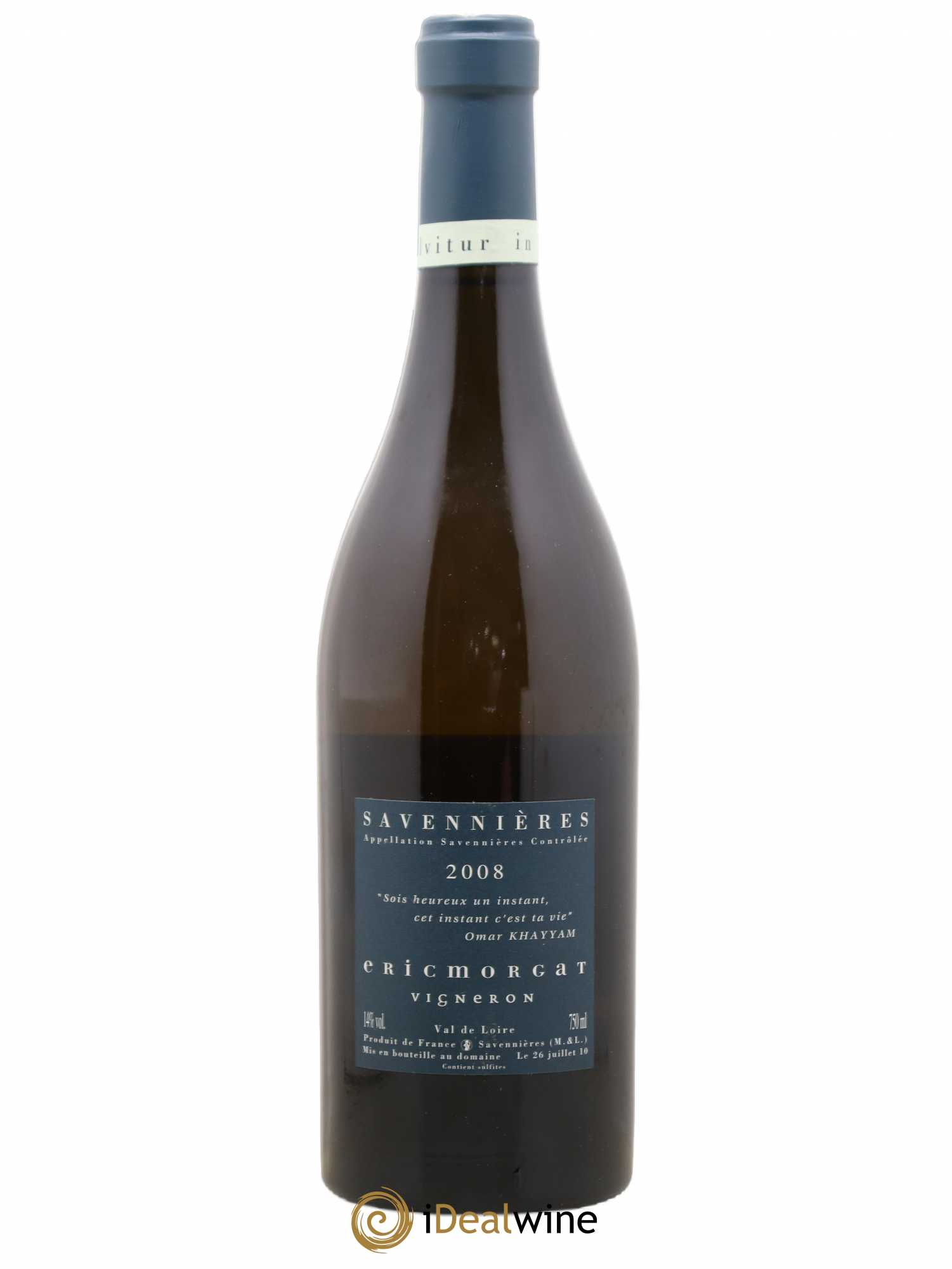 Savennières L'Enclos Eric Morgat 2008 - Lot de 1 bouteille - 1