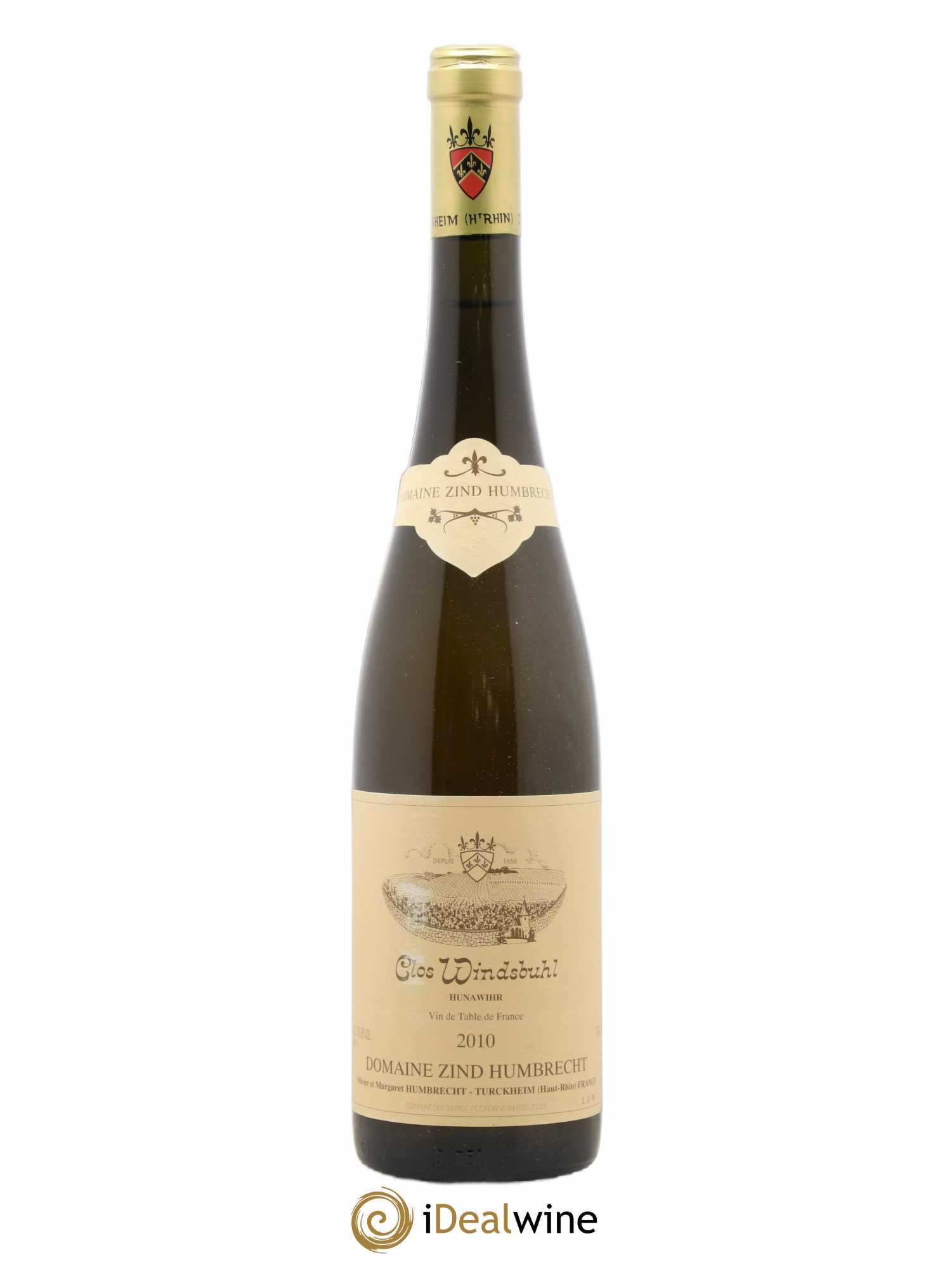 Alsace Riesling Clos Windsbuhl Zind-Humbrecht (Domaine) 2010 - Lot de 1 bouteille - 0