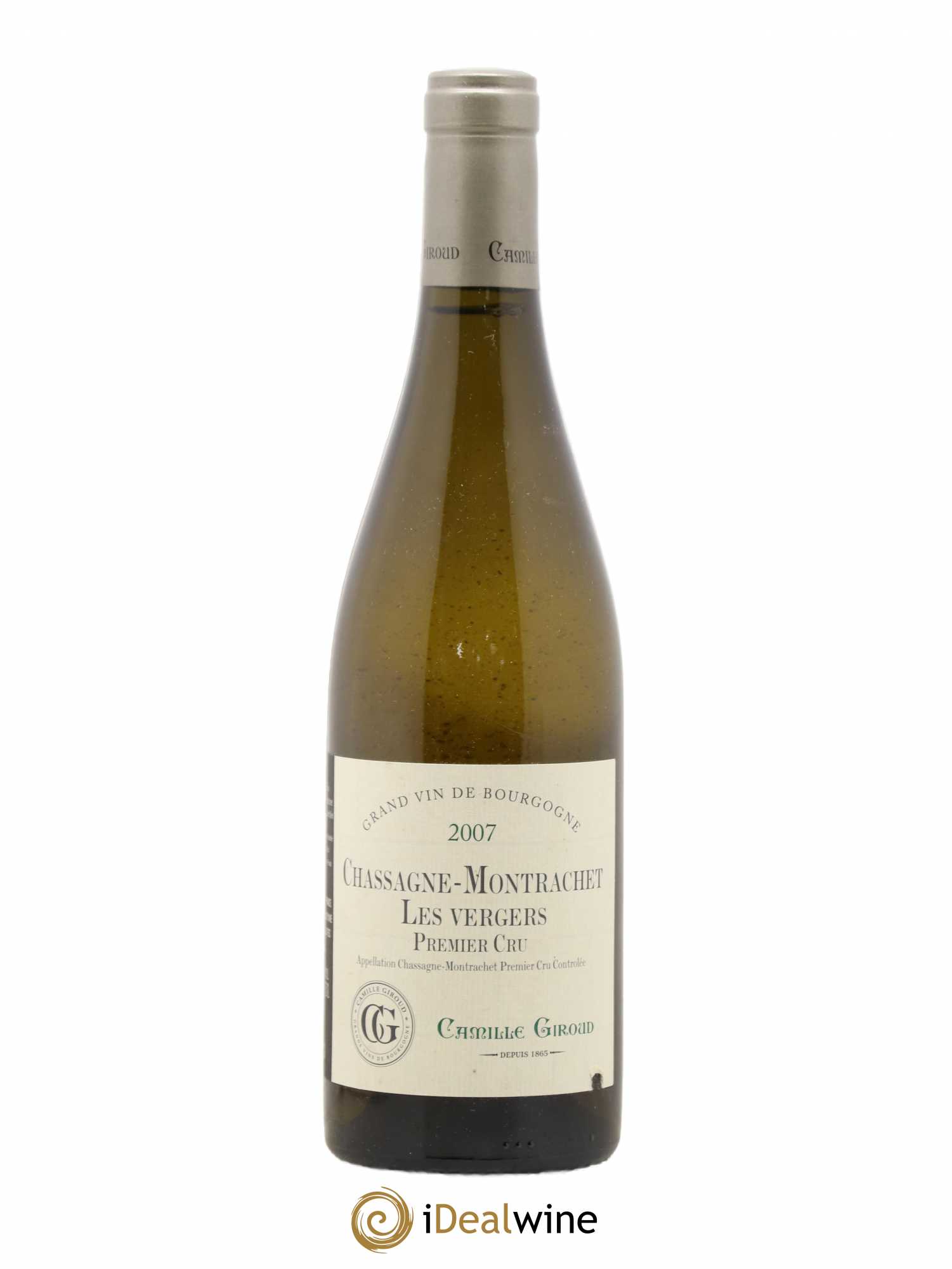 Chassagne-Montrachet 1er Cru Les Vergers Camille Giroud 2007 - Posten von 1 Flasche - 0