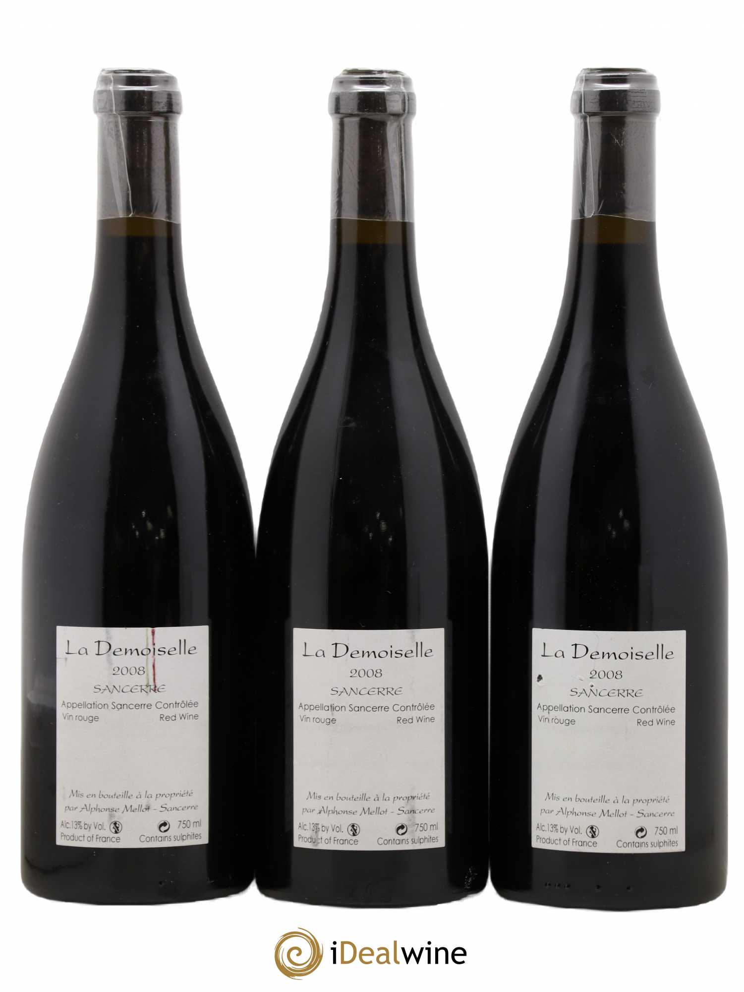 Sancerre La Demoiselle Alphonse Mellot 2008 - Lot de 3 bouteilles - 1