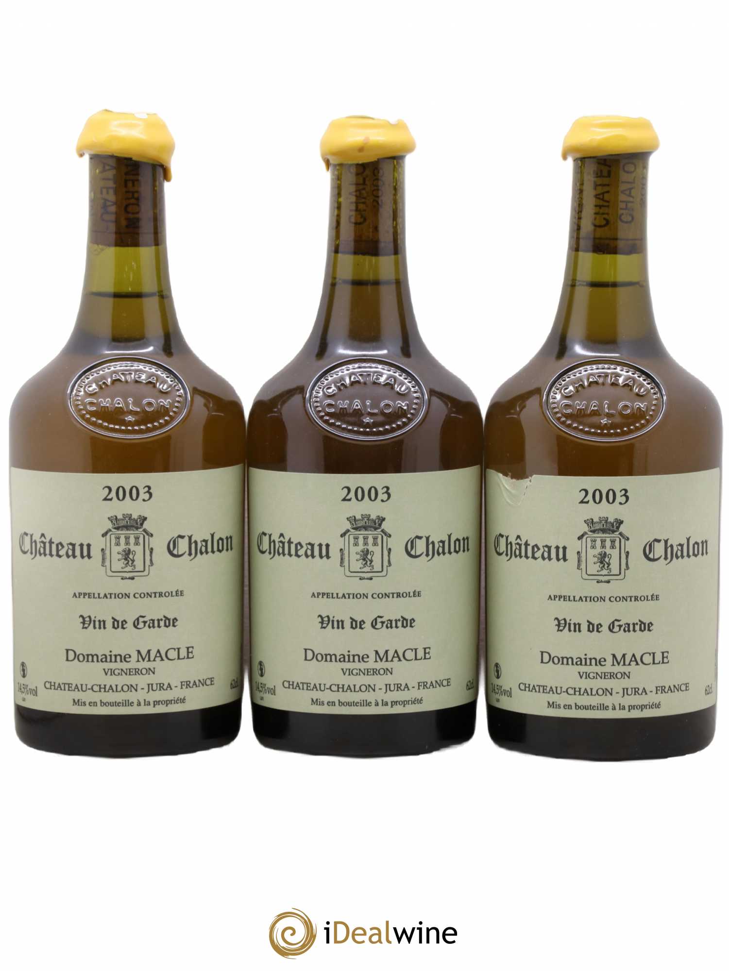 Château-Chalon Jean Macle 2003 - Lot de 3 bouteilles - 0