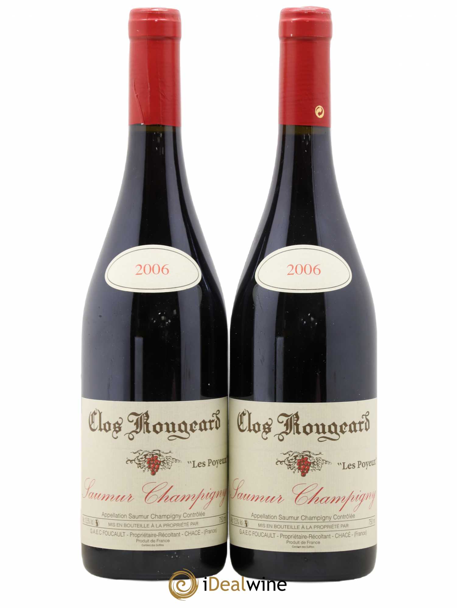 Saumur-Champigny Les Poyeux Clos Rougeard 2006 - Lot de 2 bouteilles - 0
