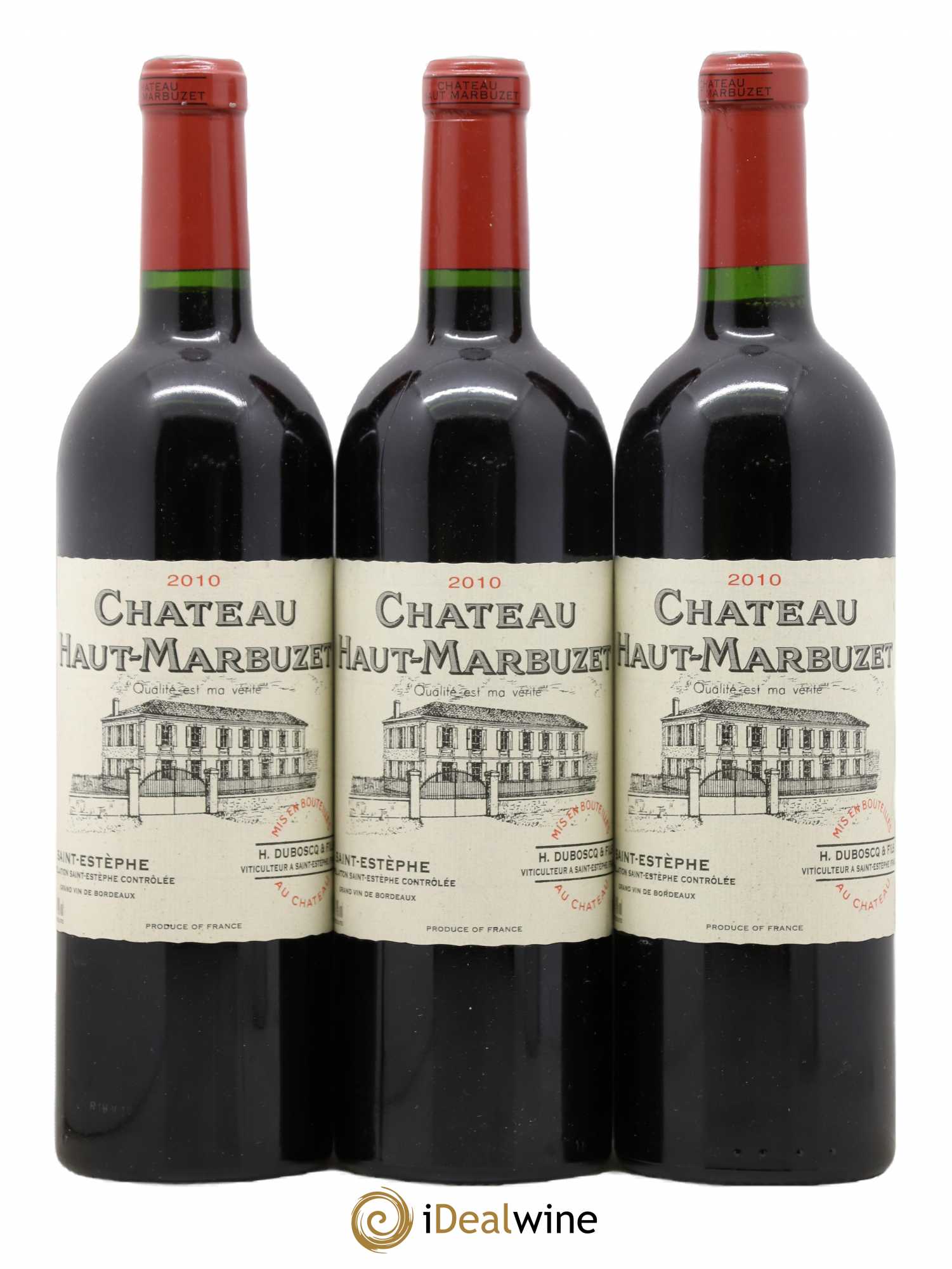 Château Haut Marbuzet 2010 - Lot de 3 bouteilles - 0