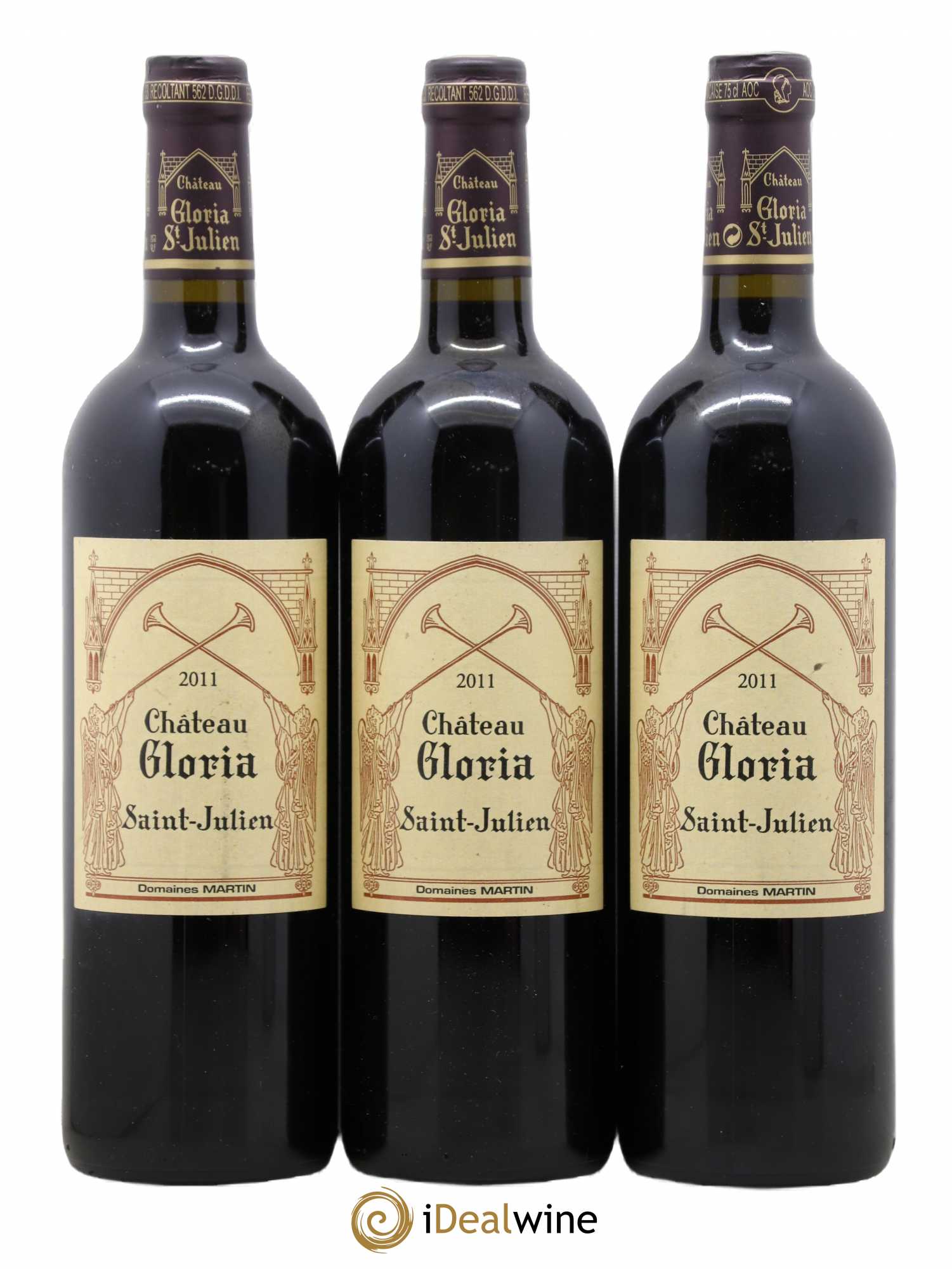 Château Gloria 2011 - Lot de 3 bouteilles - 0