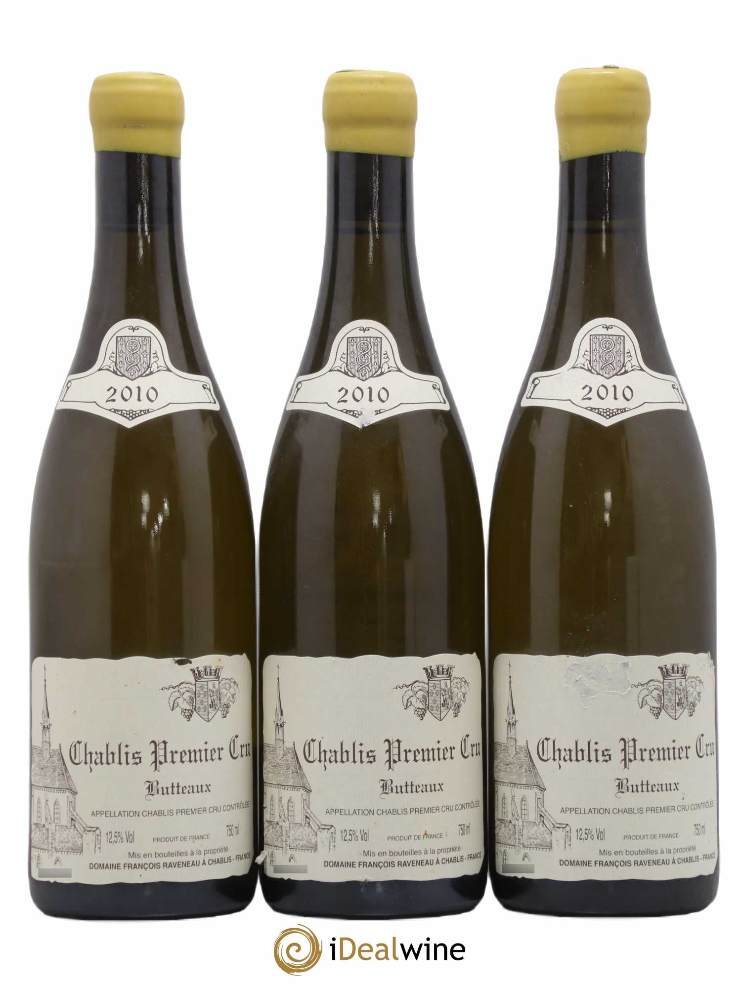 Chablis 1er Cru Butteaux Raveneau (Domaine) 2010 - Posten von 3 Flaschen - 0