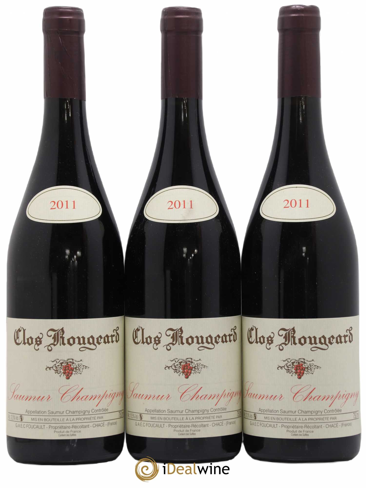 Saumur-Champigny Clos Rougeard 2011 - Lot de 3 bouteilles - 0