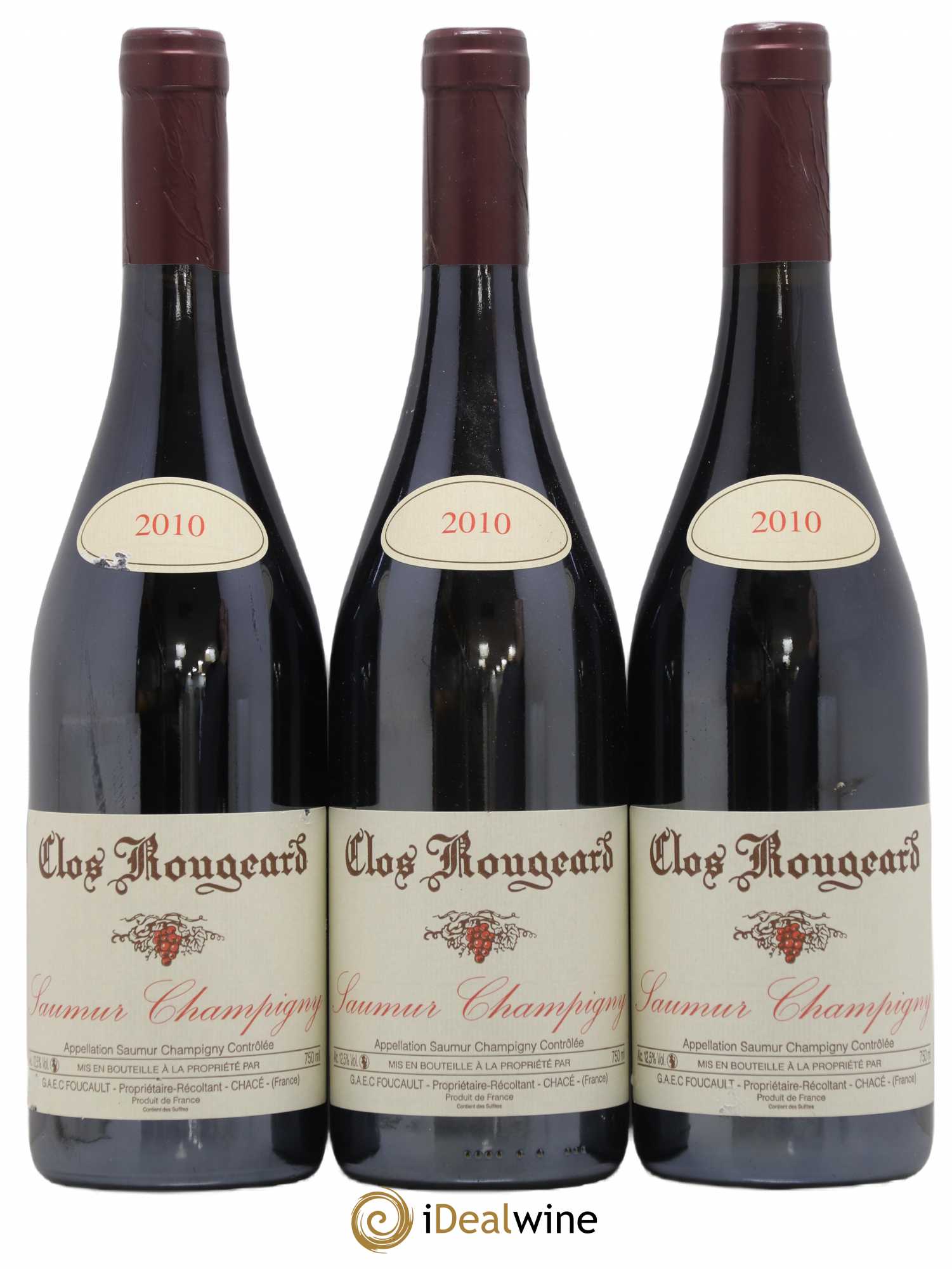 Saumur-Champigny Clos Rougeard 2010 - Posten von 3 Flaschen - 0