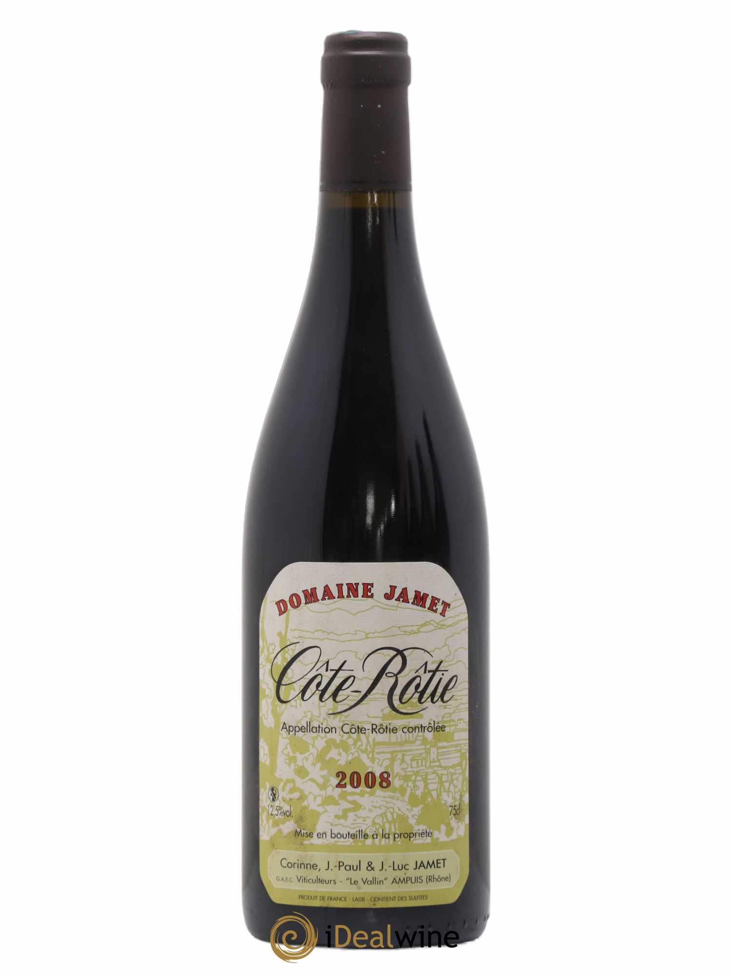 Côte-Rôtie Jamet (Domaine) 2008 - Lot de 1 bouteille - 0