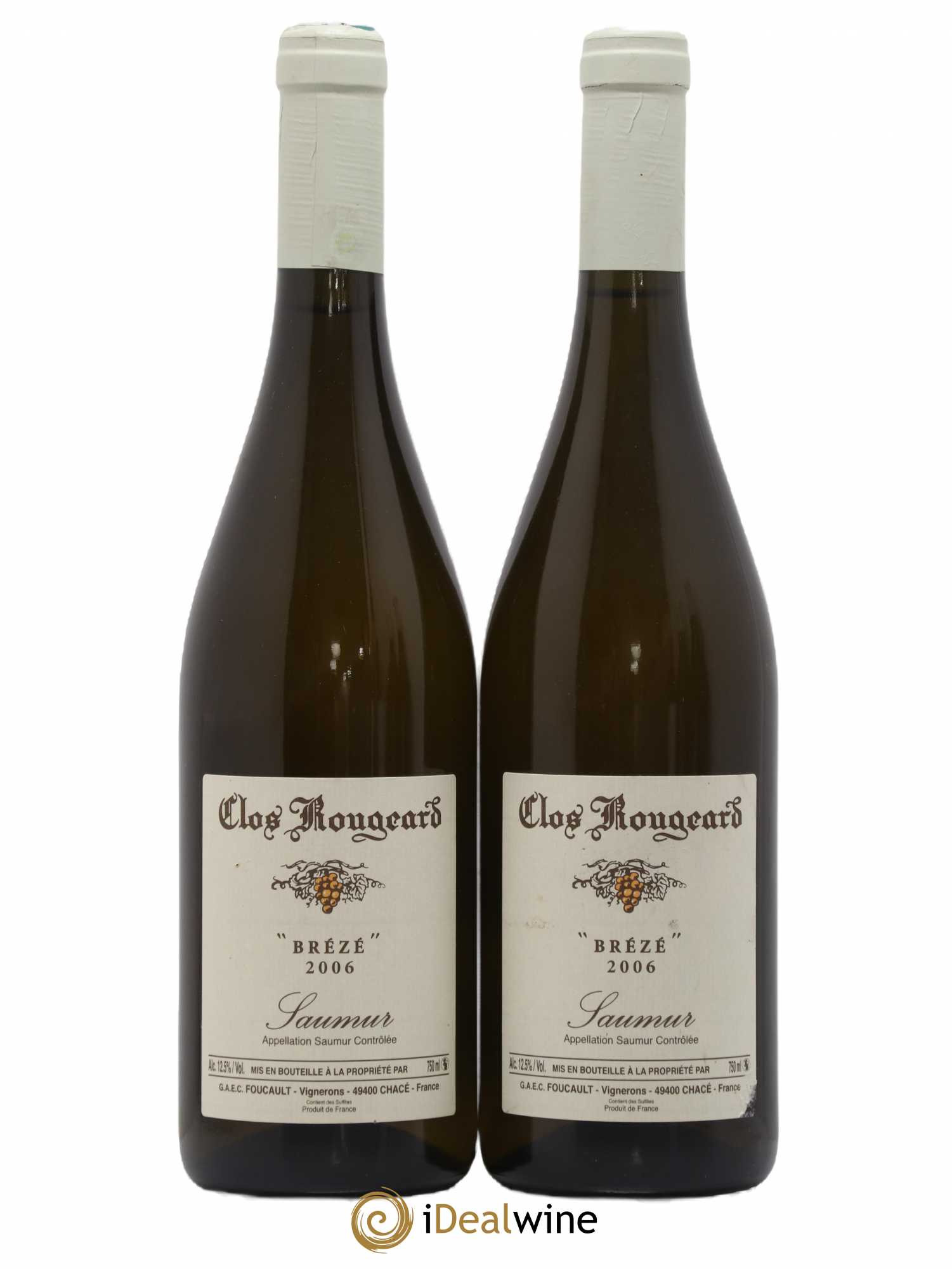 Saumur Brézé Clos Rougeard 2006 - Lot de 2 bouteilles - 0