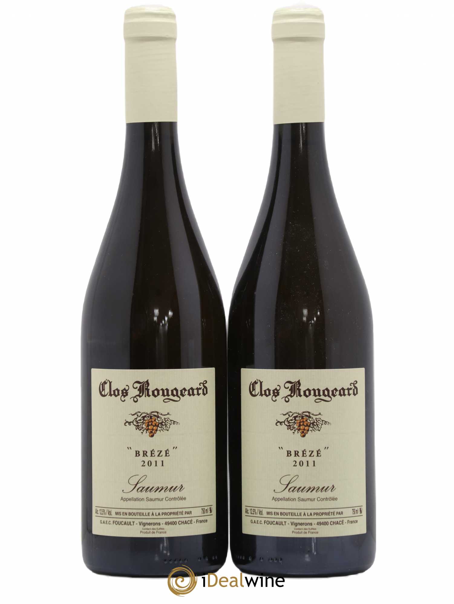 Saumur Brézé Clos Rougeard 2011 - Lot de 2 bouteilles - 0