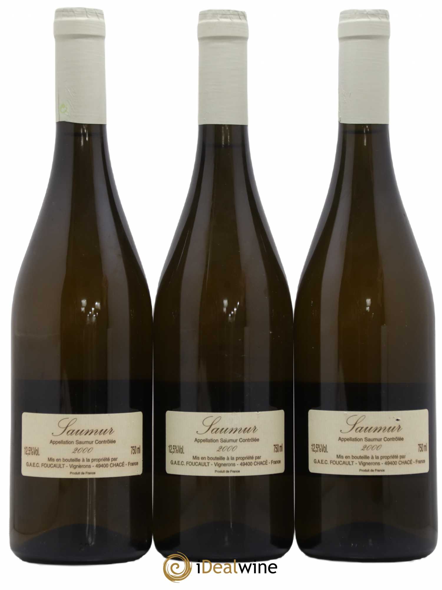 Saumur Brézé Clos Rougeard 2000 - Lot de 3 bouteilles - 1