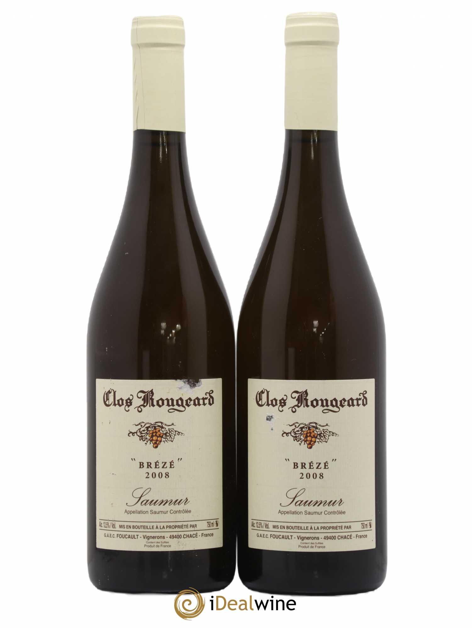 Saumur Brézé Clos Rougeard 2008 - Posten von 2 Flaschen - 0