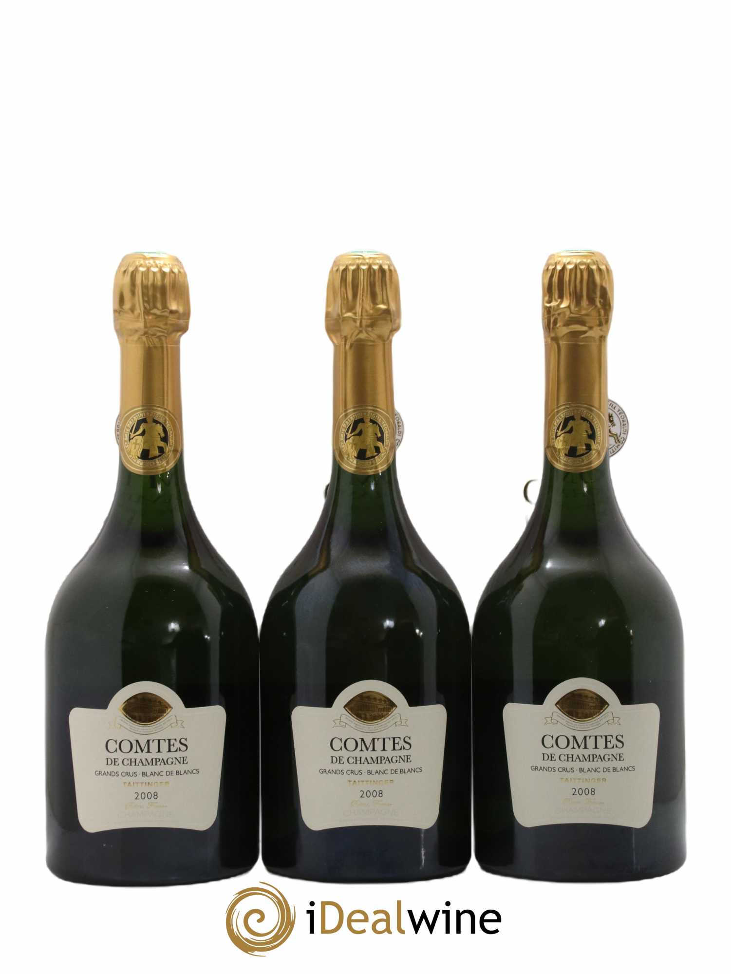 Comtes de Champagne Taittinger 2008 - Lot de 3 bouteilles - 1