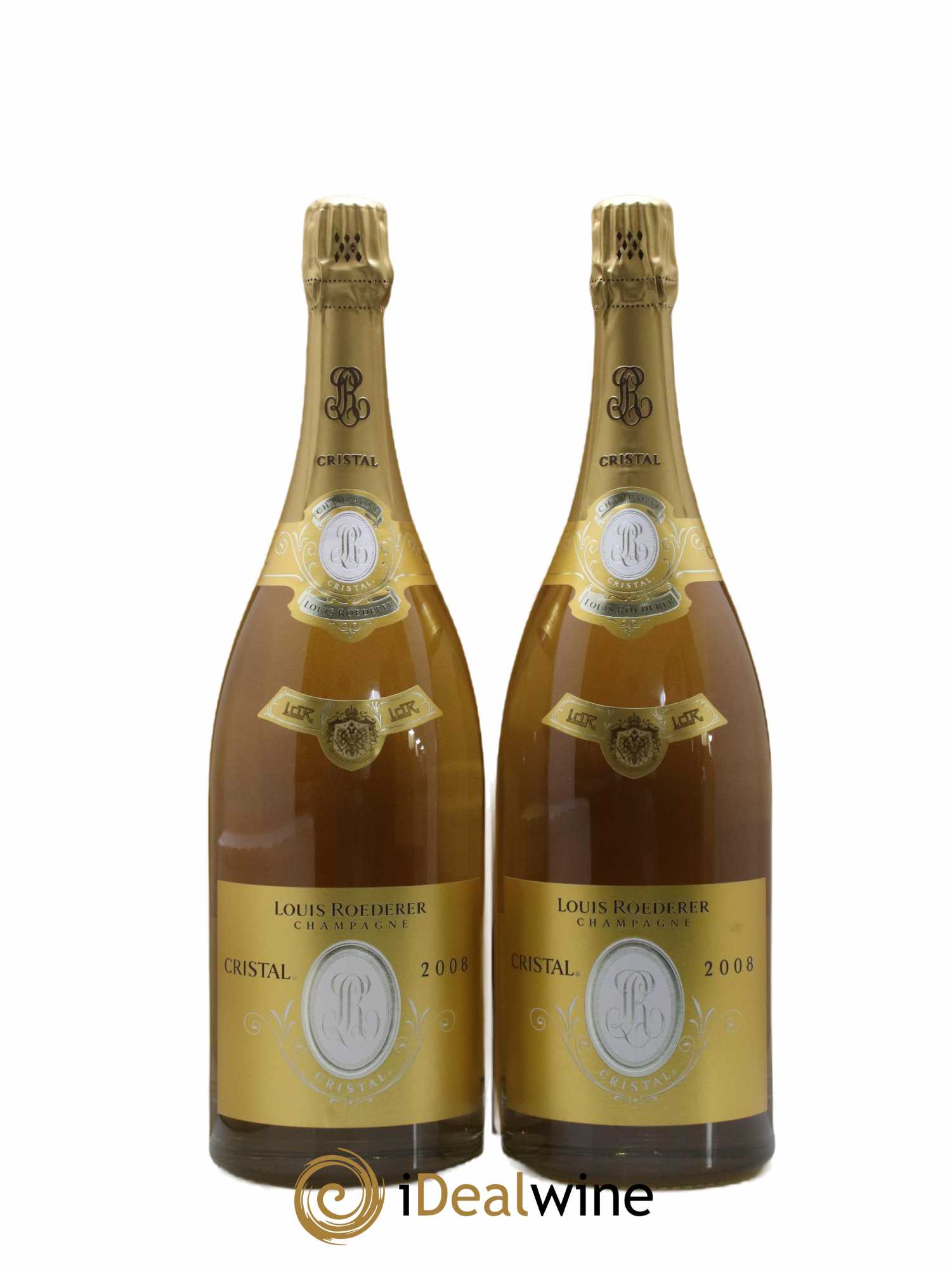 Cristal Louis Roederer 2008 - Lot de 2 magnums - 1