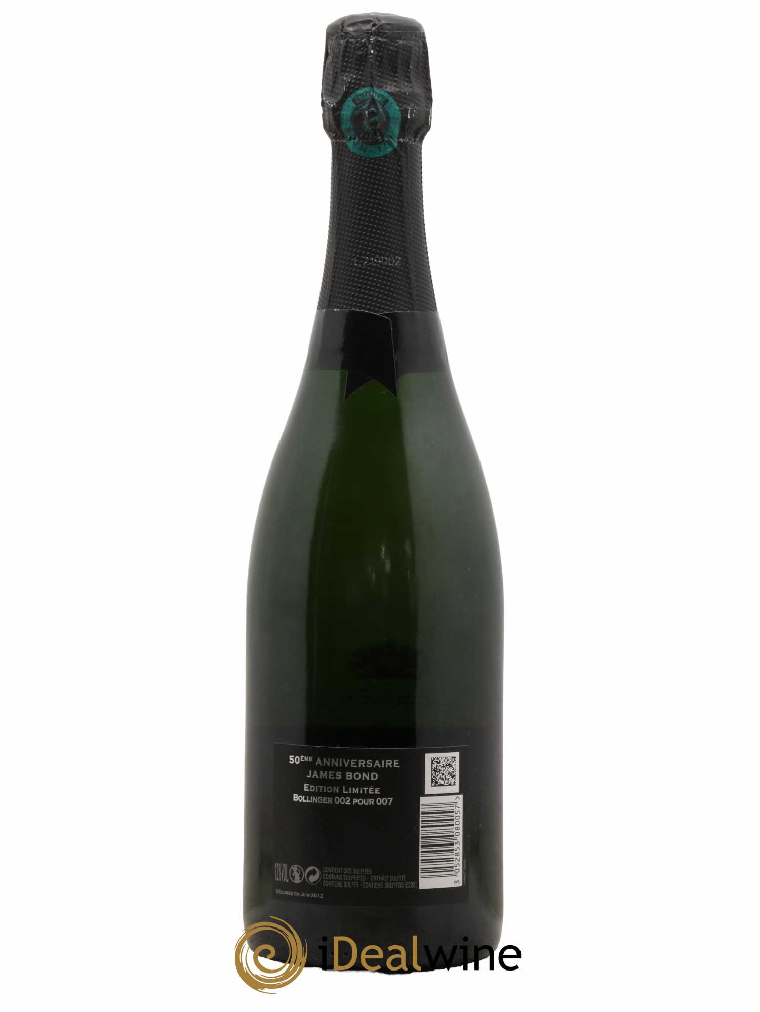 James Bond 007 Bollinger 2002 - Lot of 1 bottle - 1