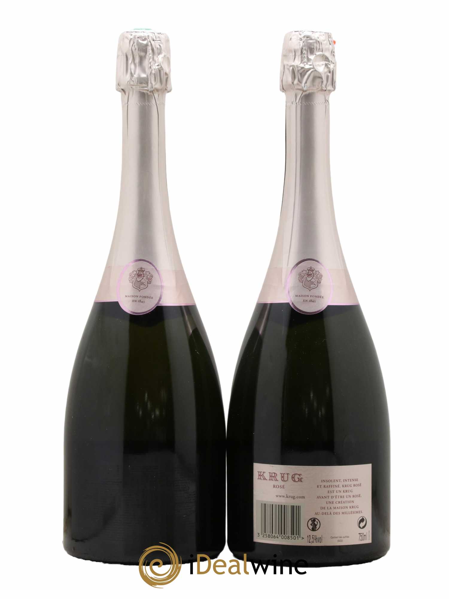 Rosé Brut Krug - Lot de 2 bouteilles - 1