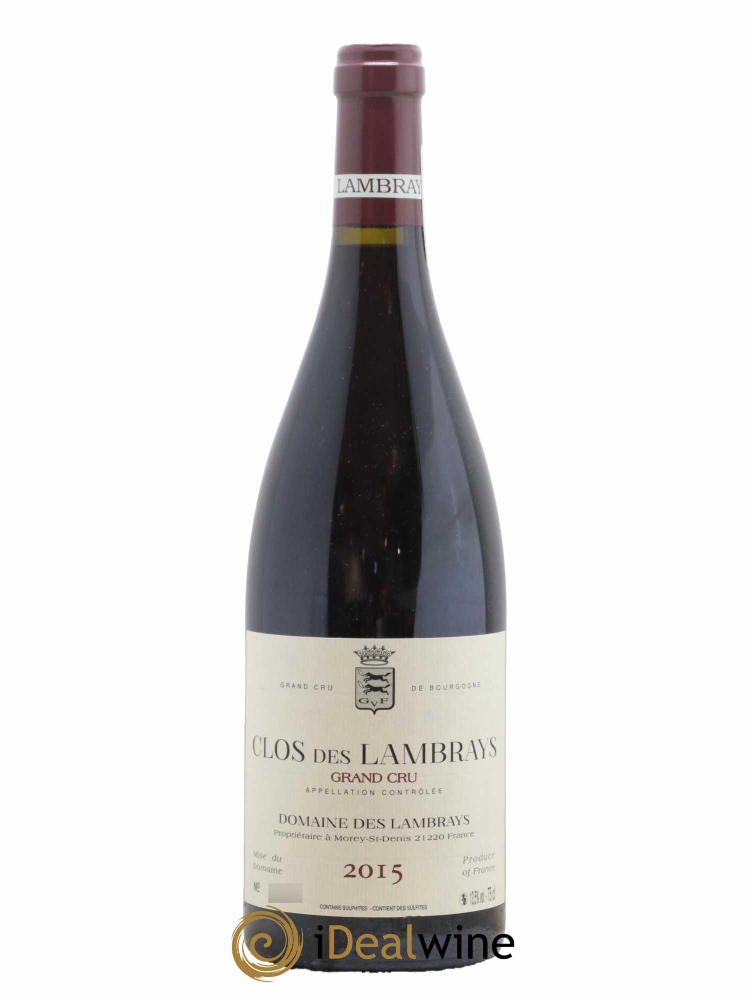 Clos des Lambrays Grand Cru Domaine des Lambrays 2015 - Lot de 1 bouteille - 0