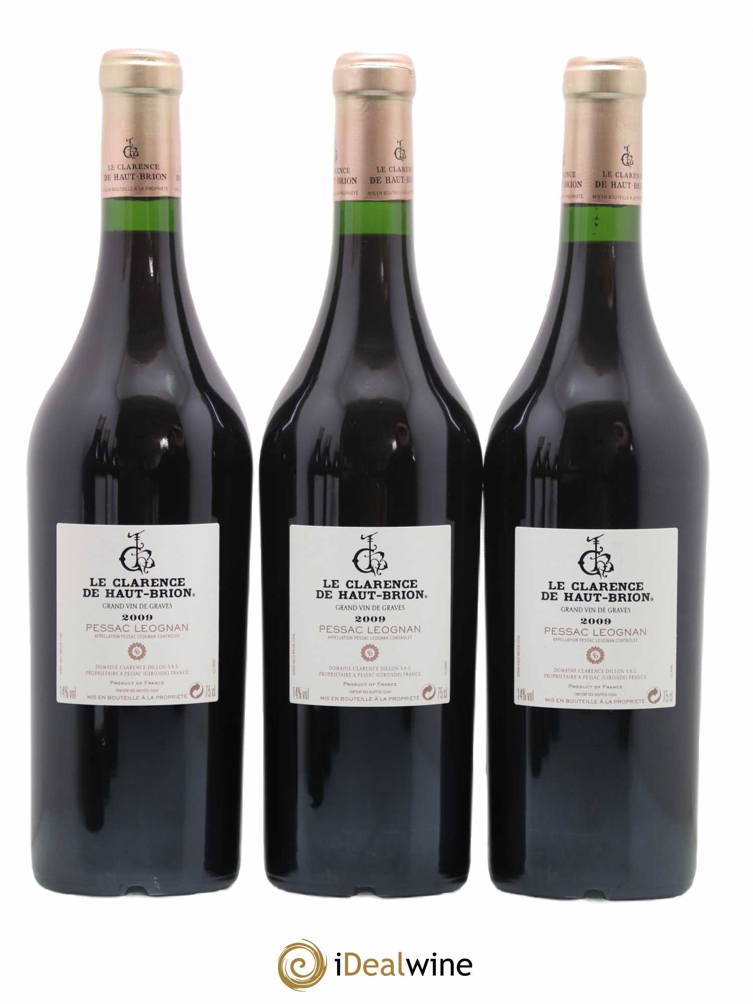 Clarence (Bahans) de Haut-Brion Second Vin 2009 - Lot de 6 bouteilles - 2