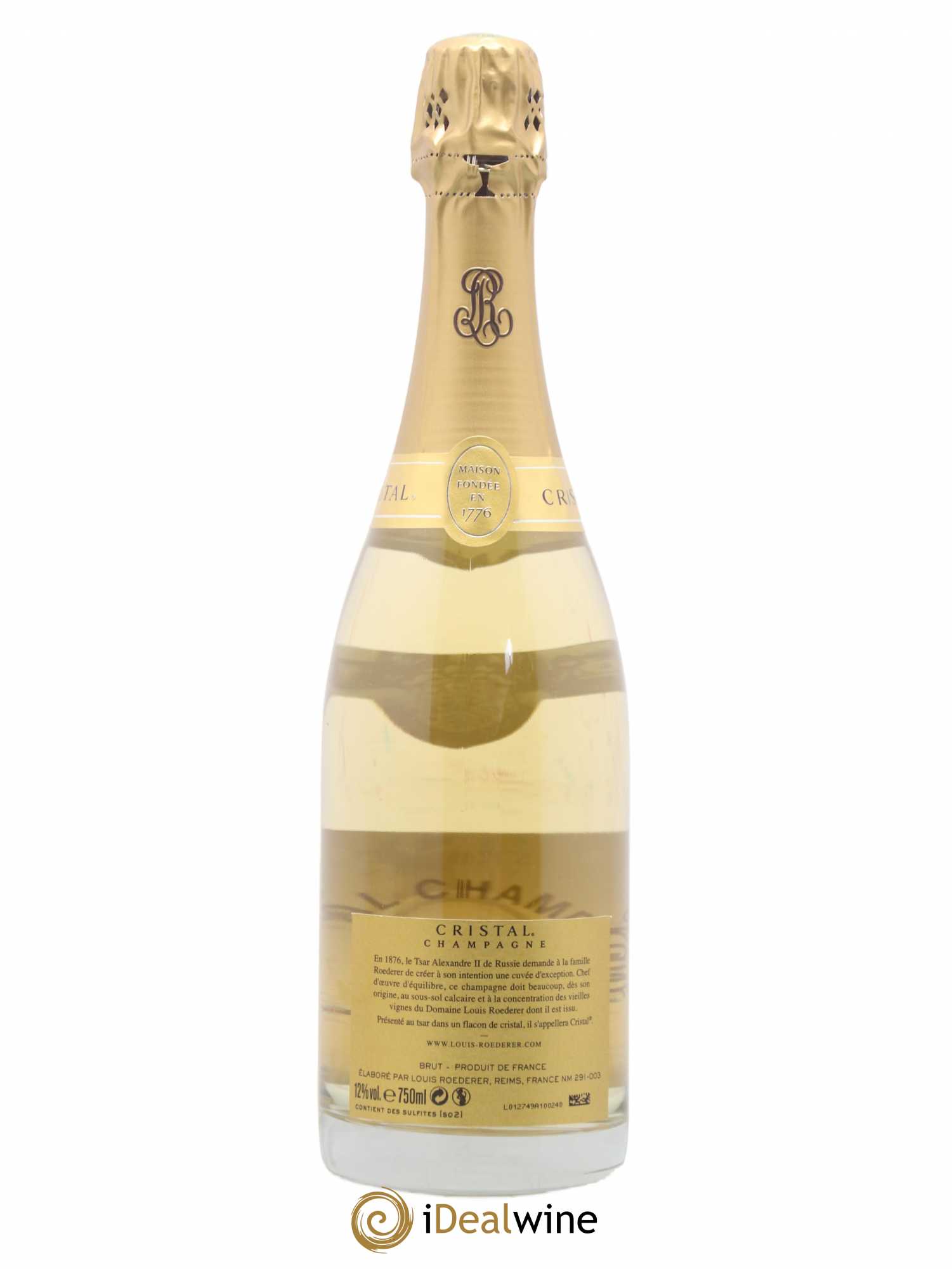 Cristal Louis Roederer 2008 - Lot de 1 bouteille - 1