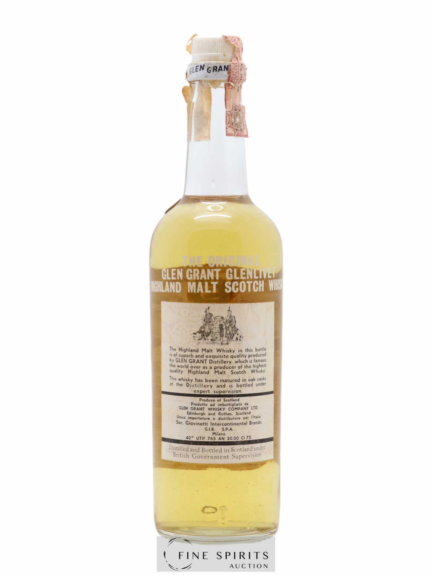 Glen Grant 5 years 1967 Of. Giovinetti Import - Lot de 1 bouteille - 1