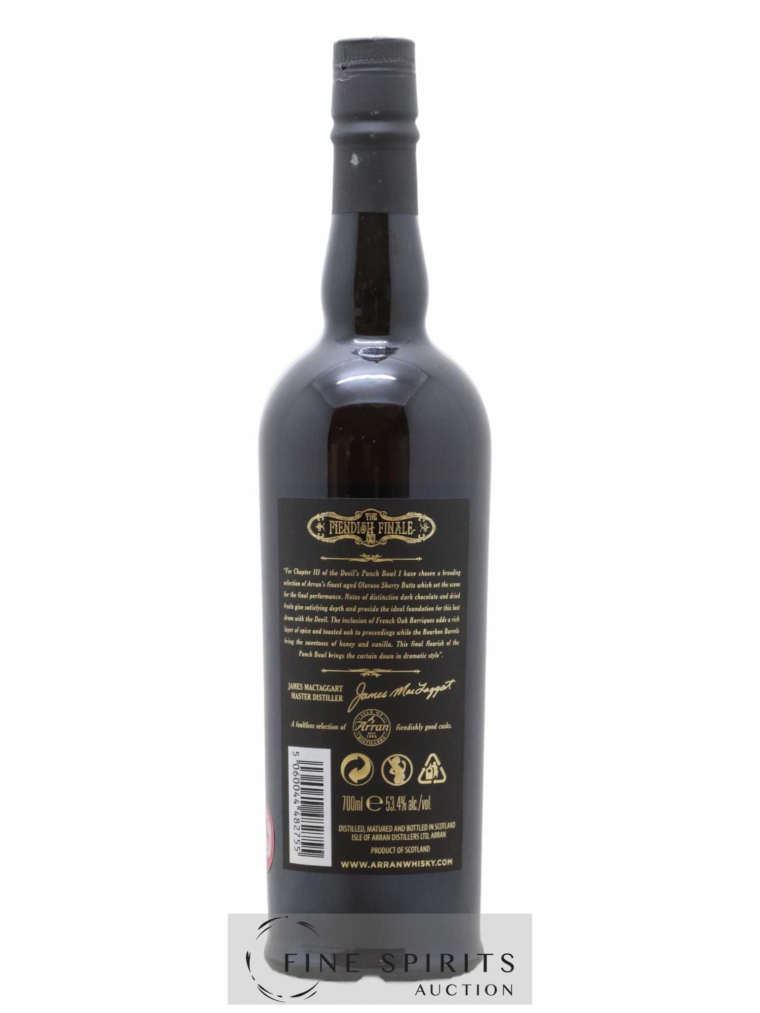Arran Of. The Devil's Punch Bowl Chapter III The Fiendish Finale - Lot of 1 bottle - 2