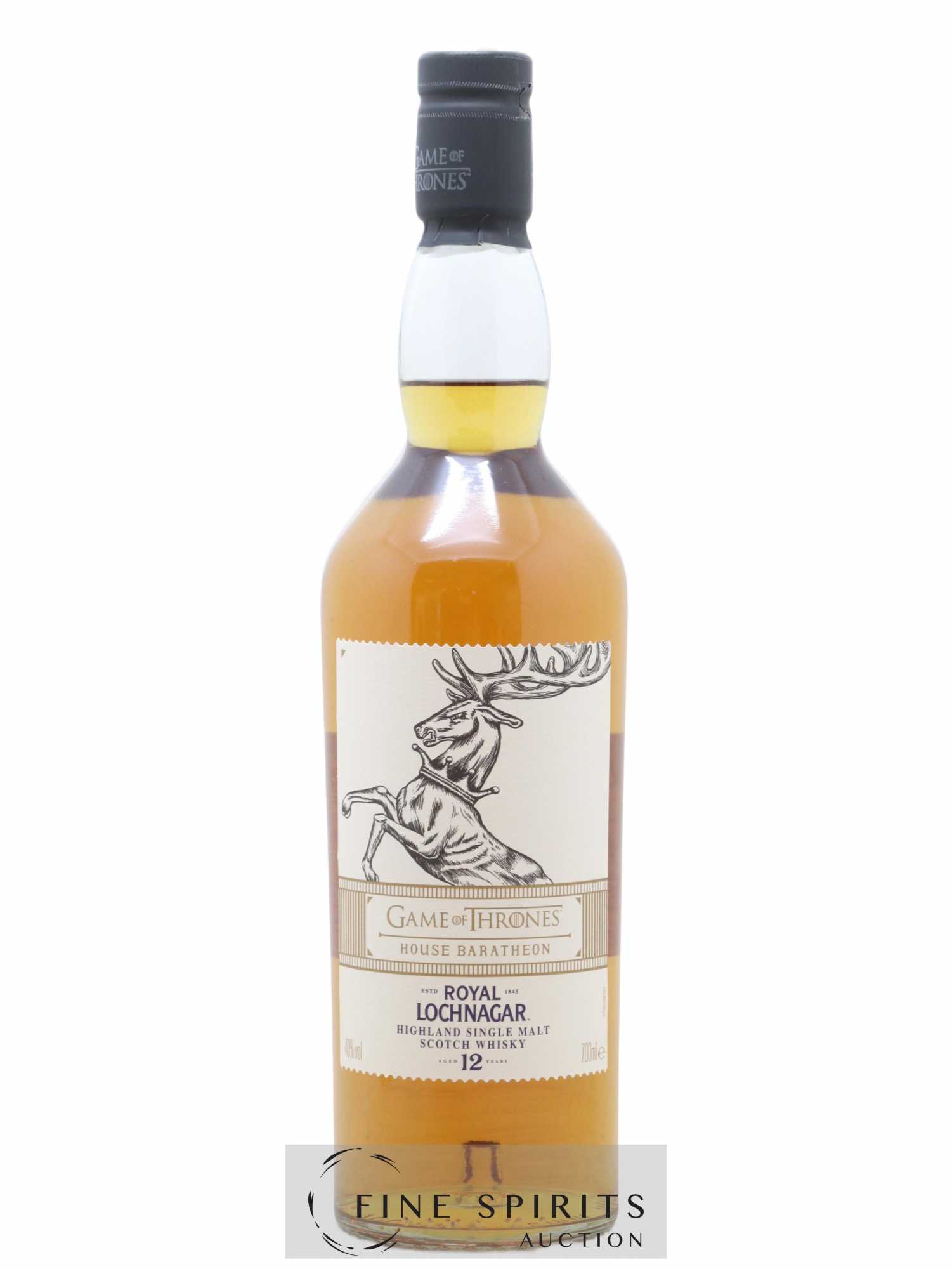 Royal Lochnagar 12 years Of. Game of Thrones - House Baratheon - Lot of 1 bottle - 1