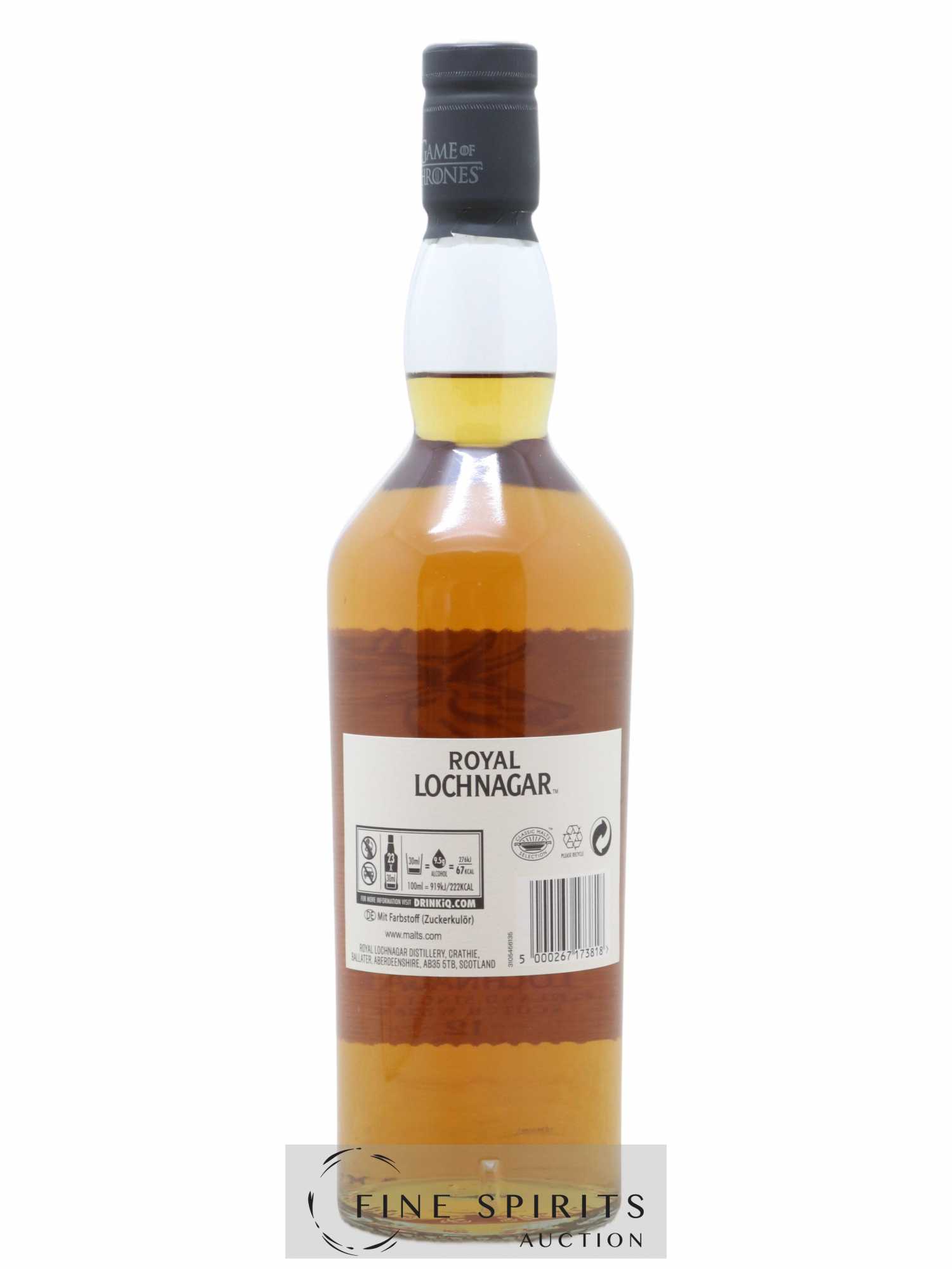 Royal Lochnagar 12 years Of. Game of Thrones - House Baratheon - Lot of 1 bottle - 2