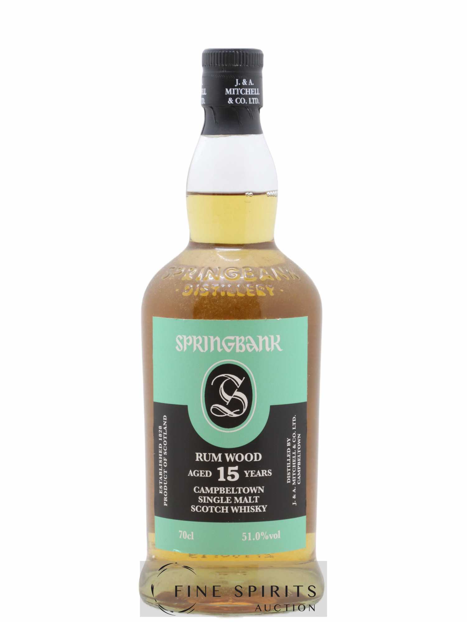Springbank 15 years 2003 Of. Rum Wood One of 9000 - bottled 2019 - Lot of 1 bottle - 1
