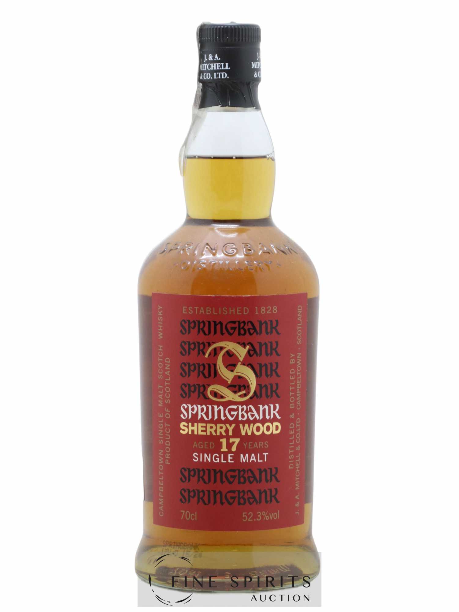 Springbank 17 years 1997 Of. One of 9120 bottles - Bottled 2015 Sherry Wood - Lot of 1 bottle - 1