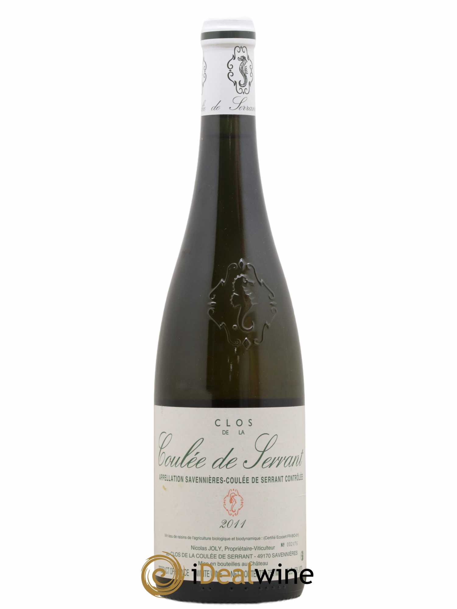 Savennières Clos de la Coulée de Serrant Vignobles de la Coulée de Serrant - Nicolas Joly 2011 - Lot de 1 bouteille - 0